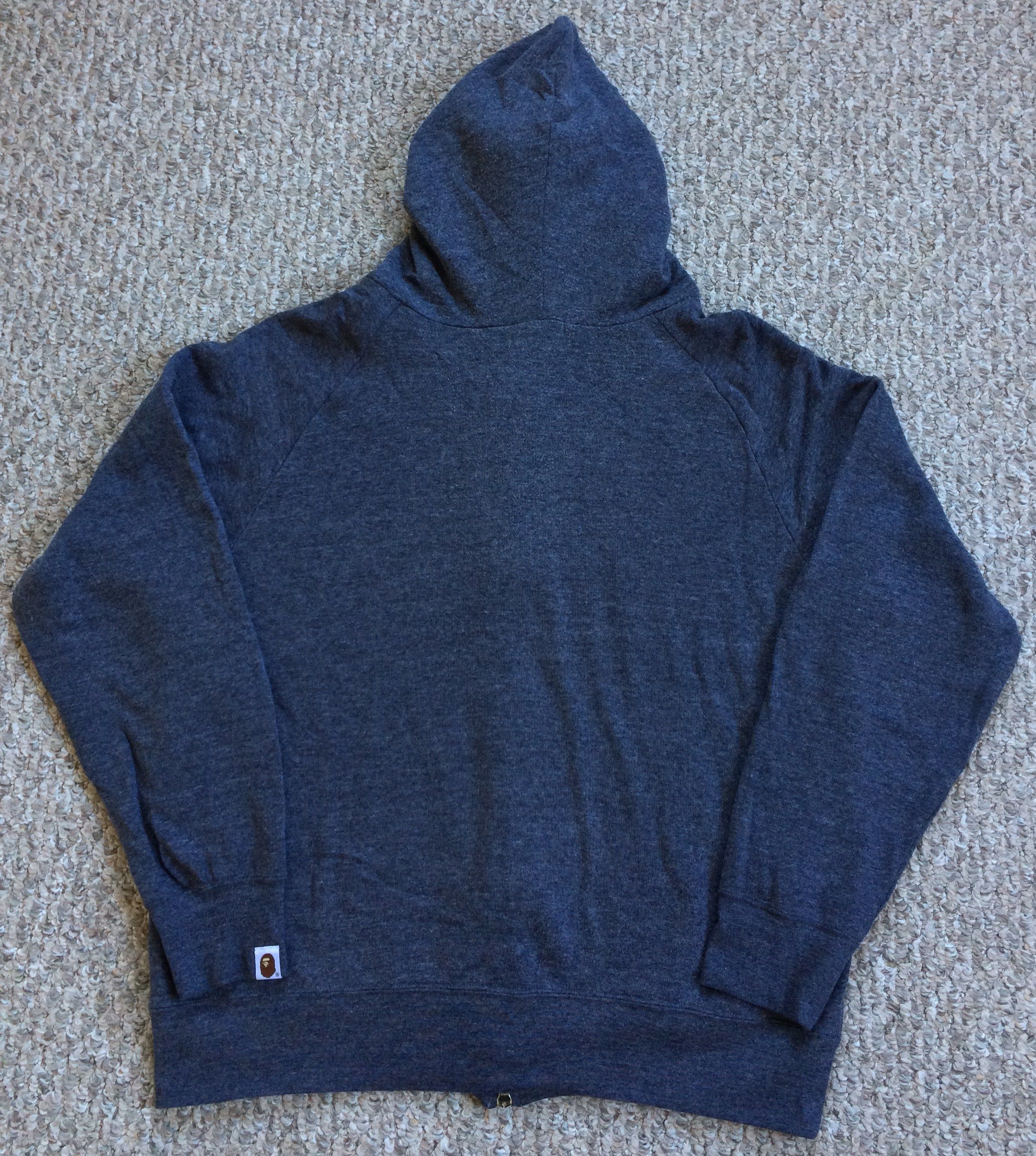 Bape OG Bape Full Zip Thermal Spellout Hoodie Size US M / EU 48-50 / 2 - 7 Thumbnail