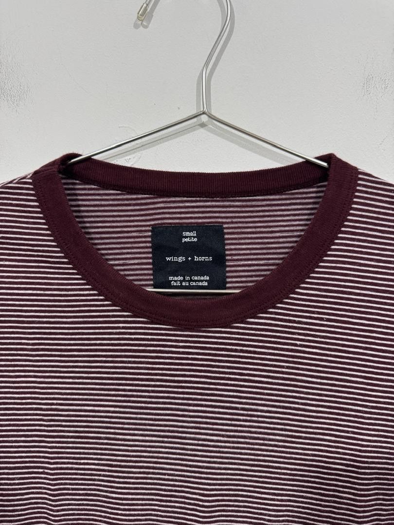 Wings + Horns Wings + Horns Stripes Long Sleeve Tee Size US S / EU 44-46 / 1 - 2 Thumbnail