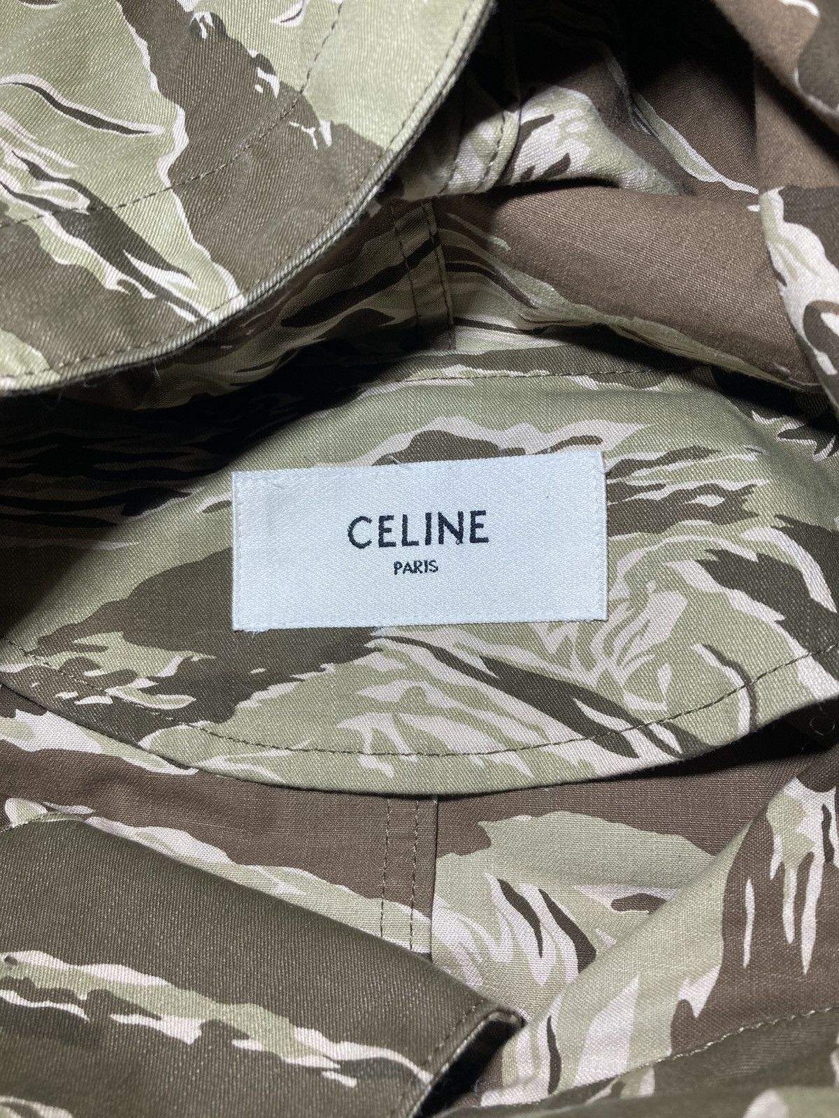 Celine SS20 Celine Tiger Camo Hooded Jacket 2020 Hedi Slimane Parka Size US M / EU 48-50 / 2 - 10 Thumbnail