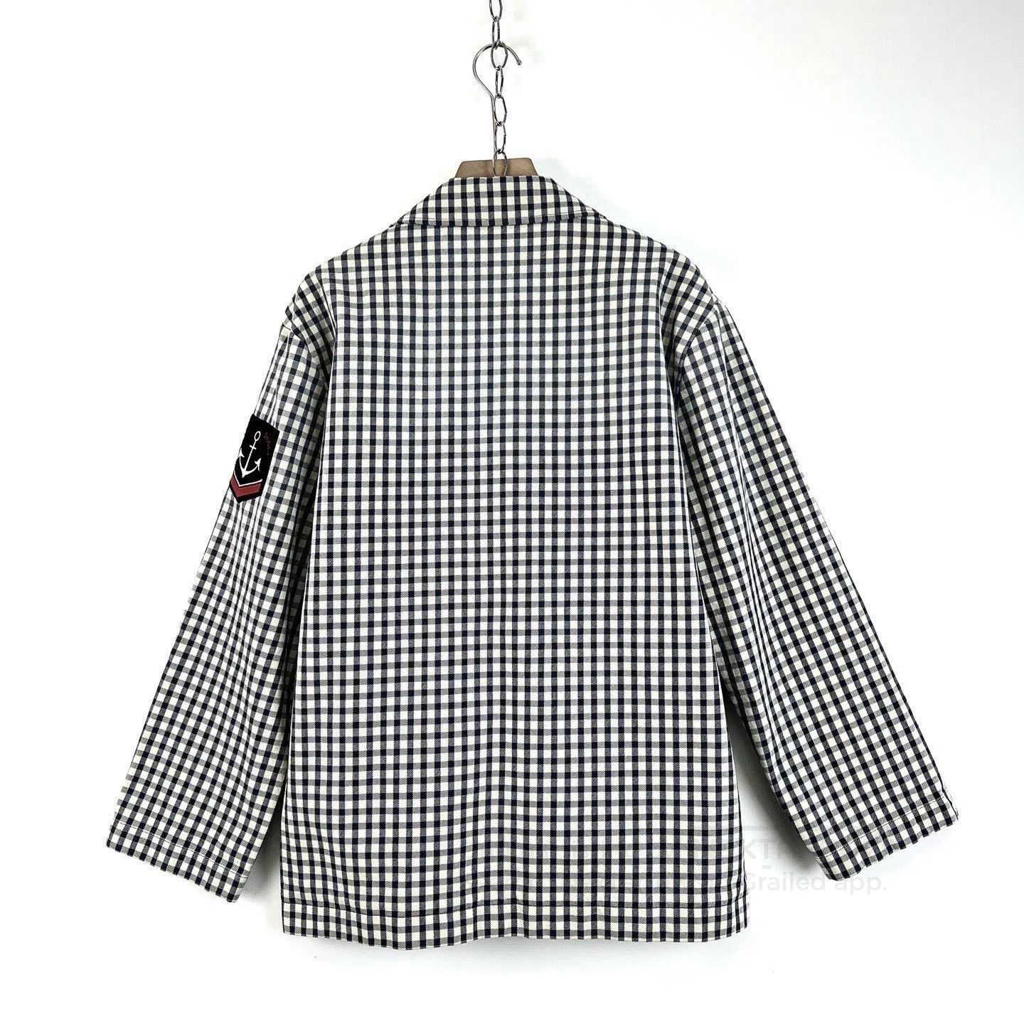 Gucci Gucci Blue Yellow Squirrel Print Check Jacket. Size US S / EU 44-46 / 1 - 2 Thumbnail