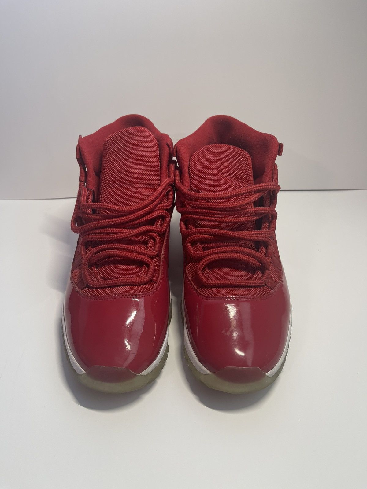 Nike Air Jordan 11 Retro 378037 623 Size 12 Men Red Size US 12 / EU 45 - 1 Thumbnail