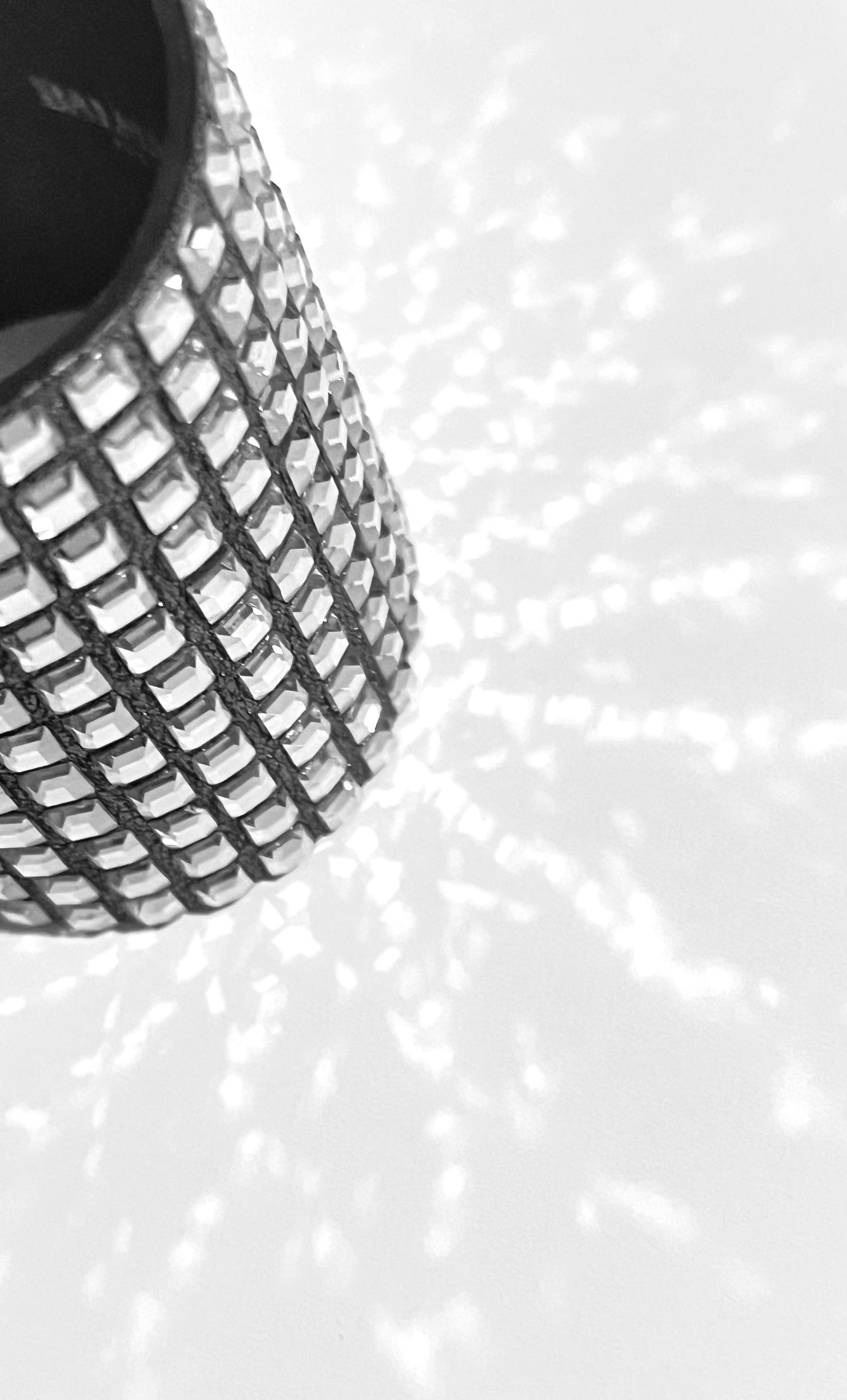Balmain Balmain Crystal & Leather Cuff Bracelet Size ONE SIZE - 3 Thumbnail