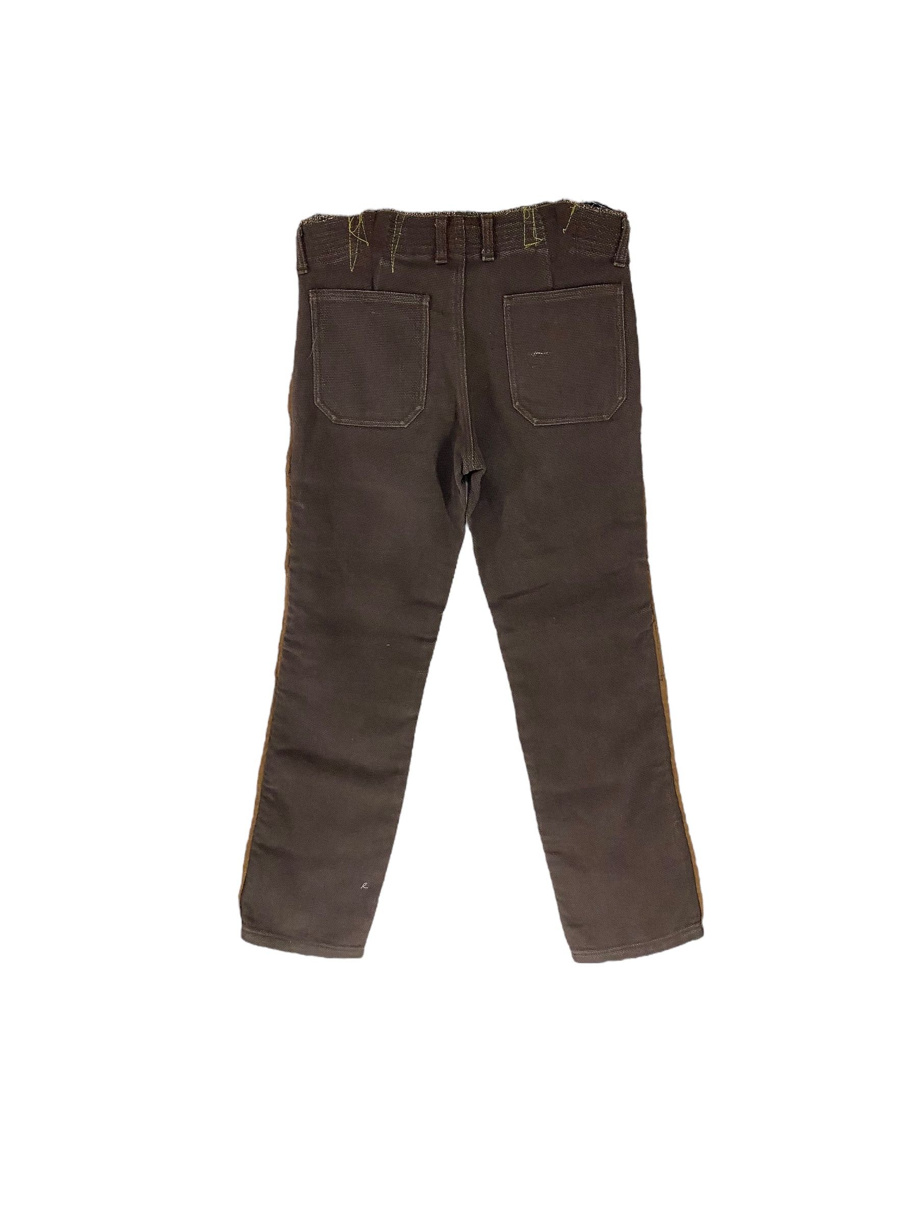 Designer × Issey Miyake × Zucca 90s Issey Miyake Zucca raw edge sackcloth pant Size US 32 / EU 48 - 5 Thumbnail
