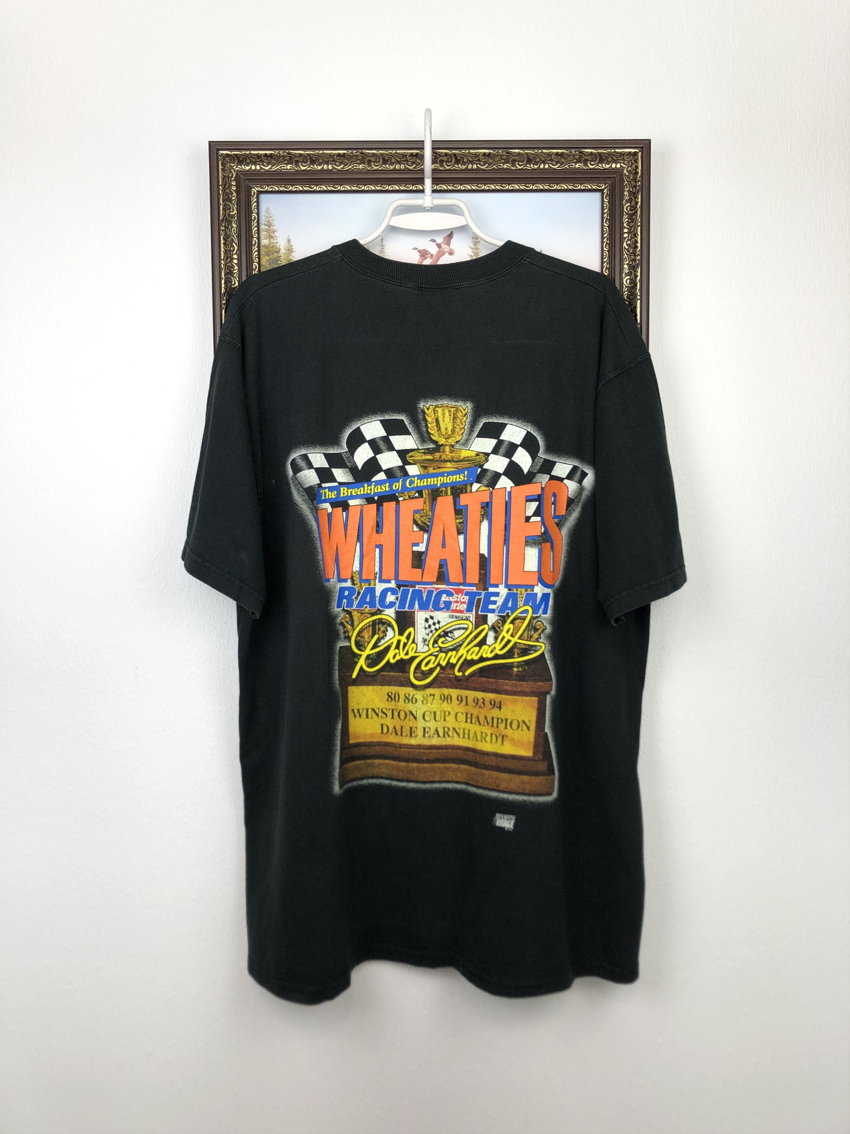 NASCAR × Vintage Vintage 90's Dale Earnhardt Shirt Nascar Racing Jersey Tee Size US XL / EU 56 / 4 - 8 Thumbnail