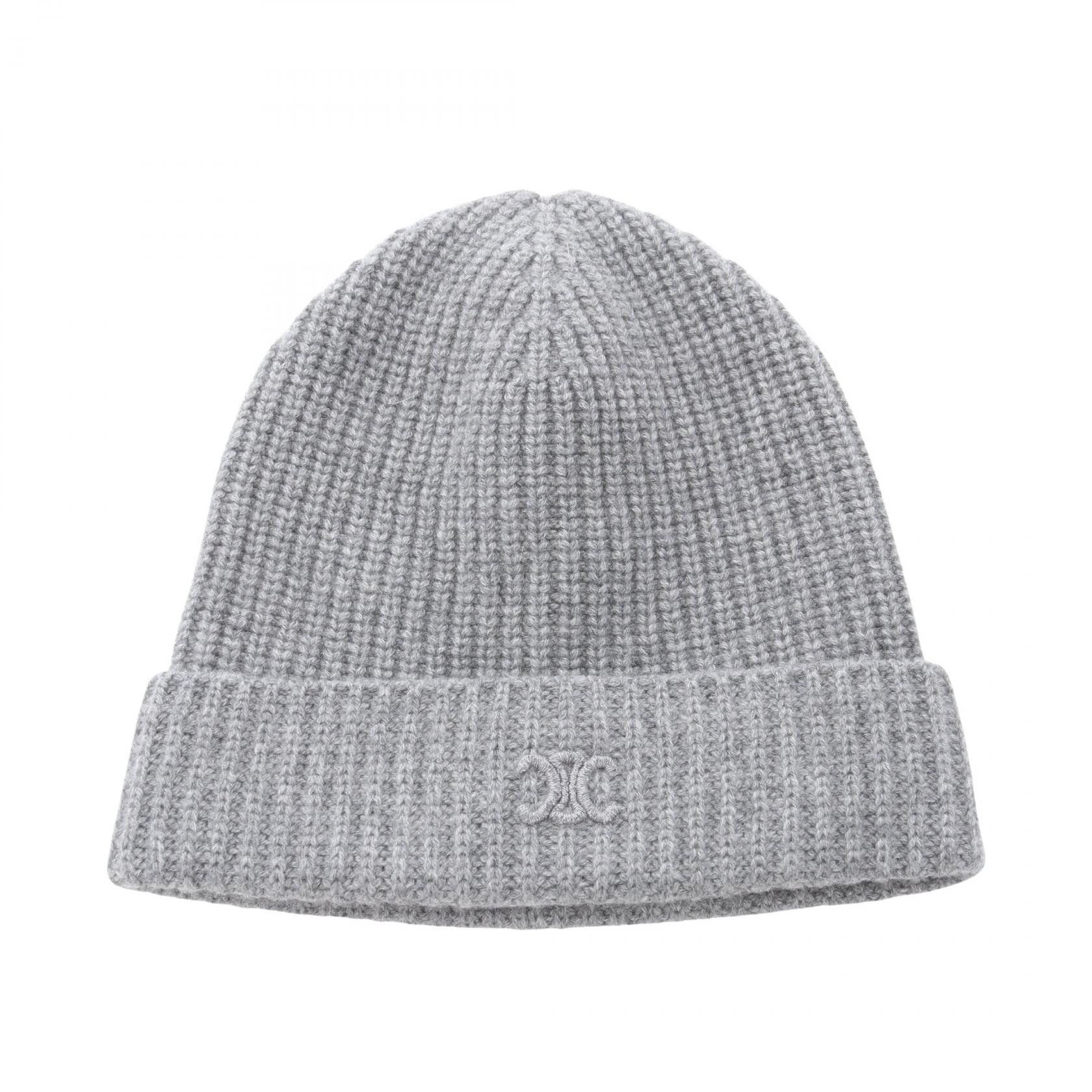 Celine Celine Celine Triomphe Cashmere Knit Cap Textile Hats DUTY FREE for USA Size ONE SIZE - 1 Thumbnail