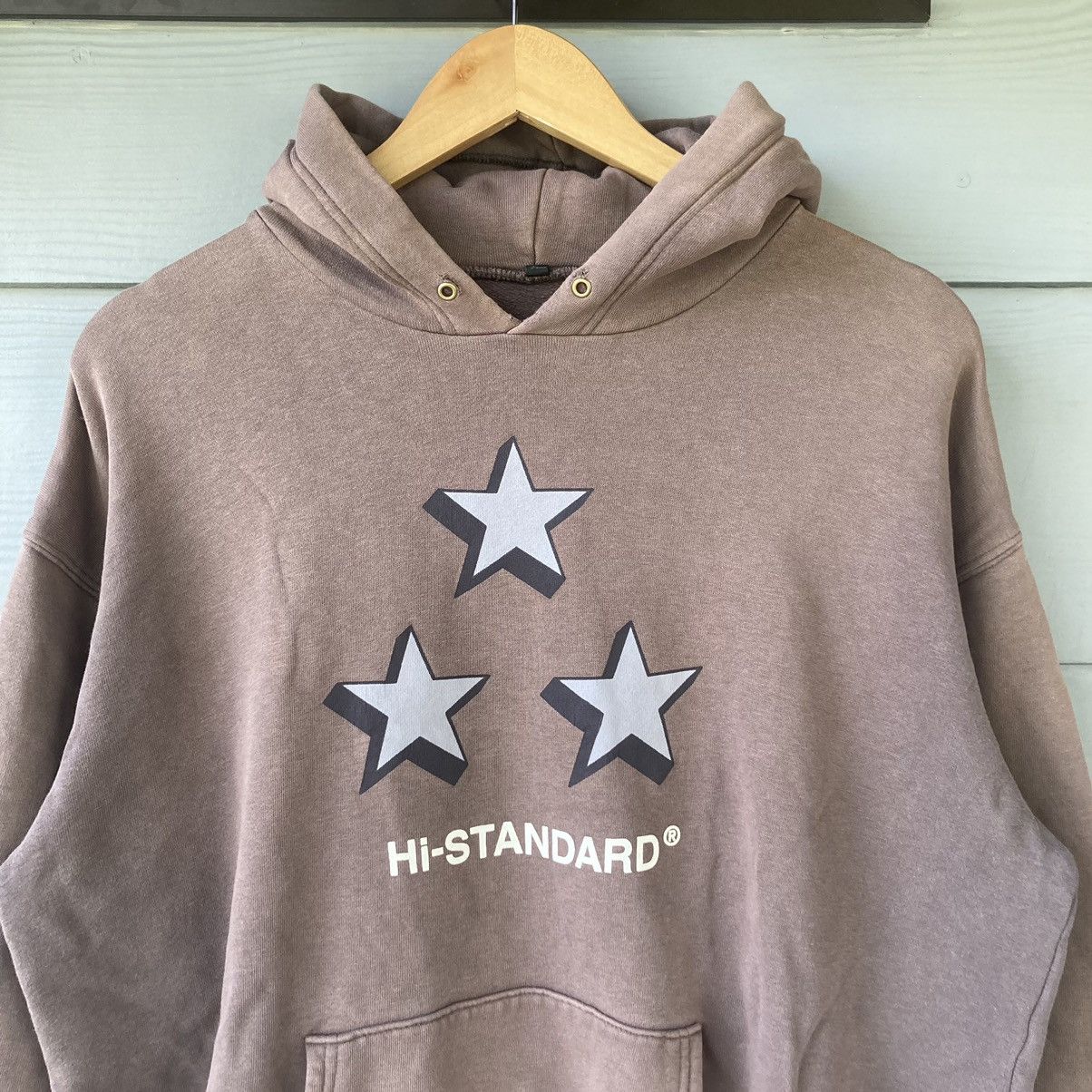 Band Tees Vintage Hi-Standard Punk Band Brown Hoodie Size US M / EU 48-50 / 2 - 4 Thumbnail