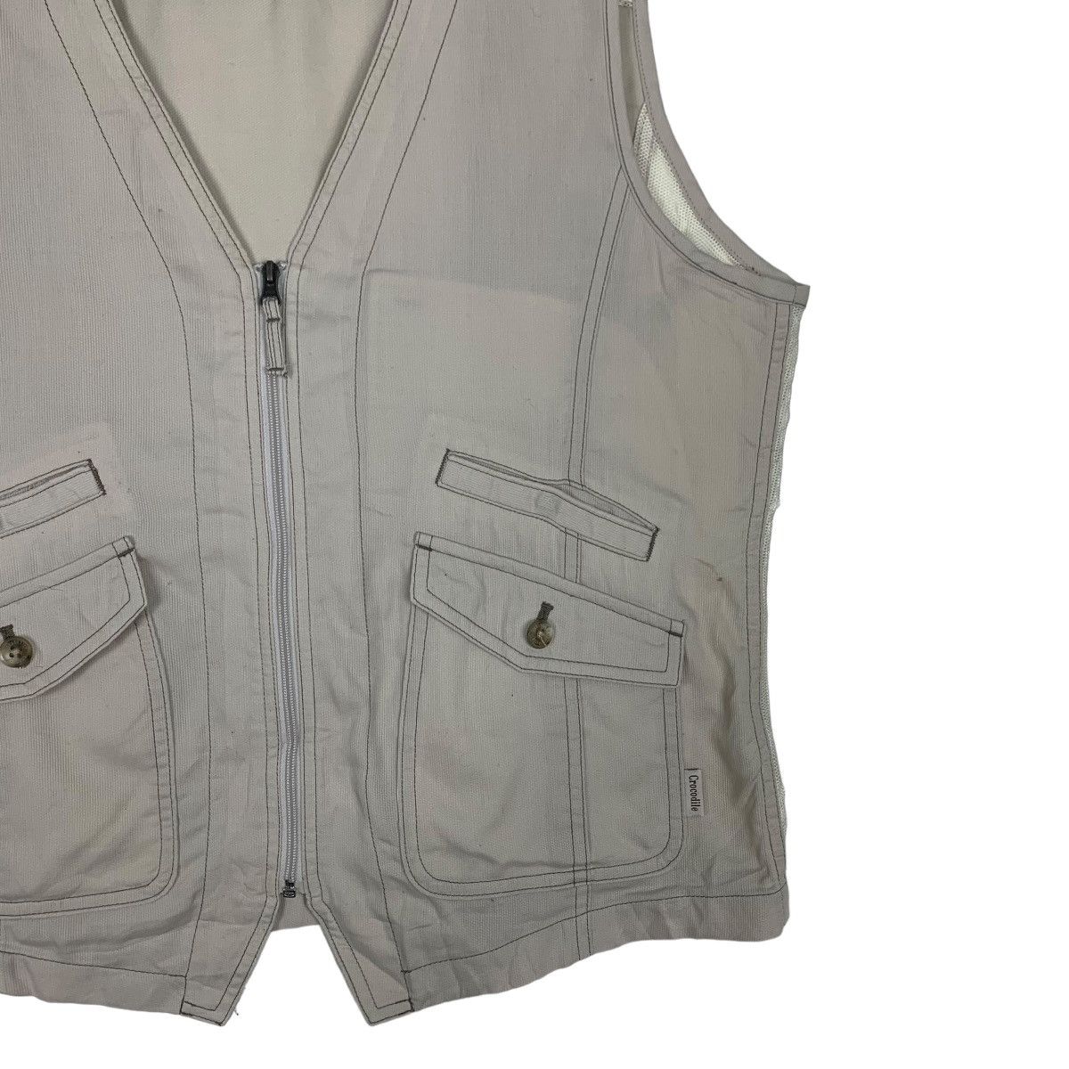 Japanese Brand CROCODILE Casual Vest #0179-C9 Size US M / EU 48-50 / 2 - 5 Thumbnail