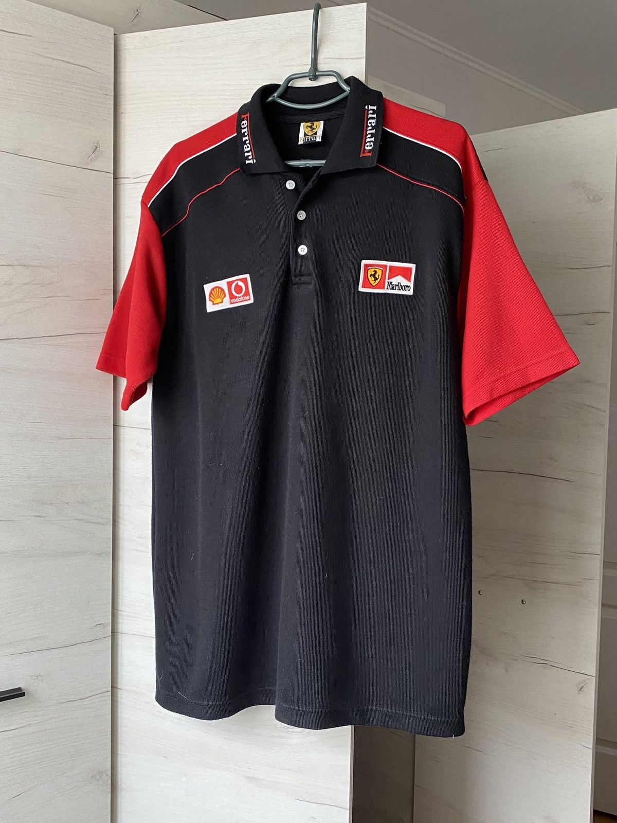 Ferrari Ferrari F1 Marlboro Team Polo Shirt Red Black Size L Size US L / EU 52-54 / 3 - 1 Thumbnail