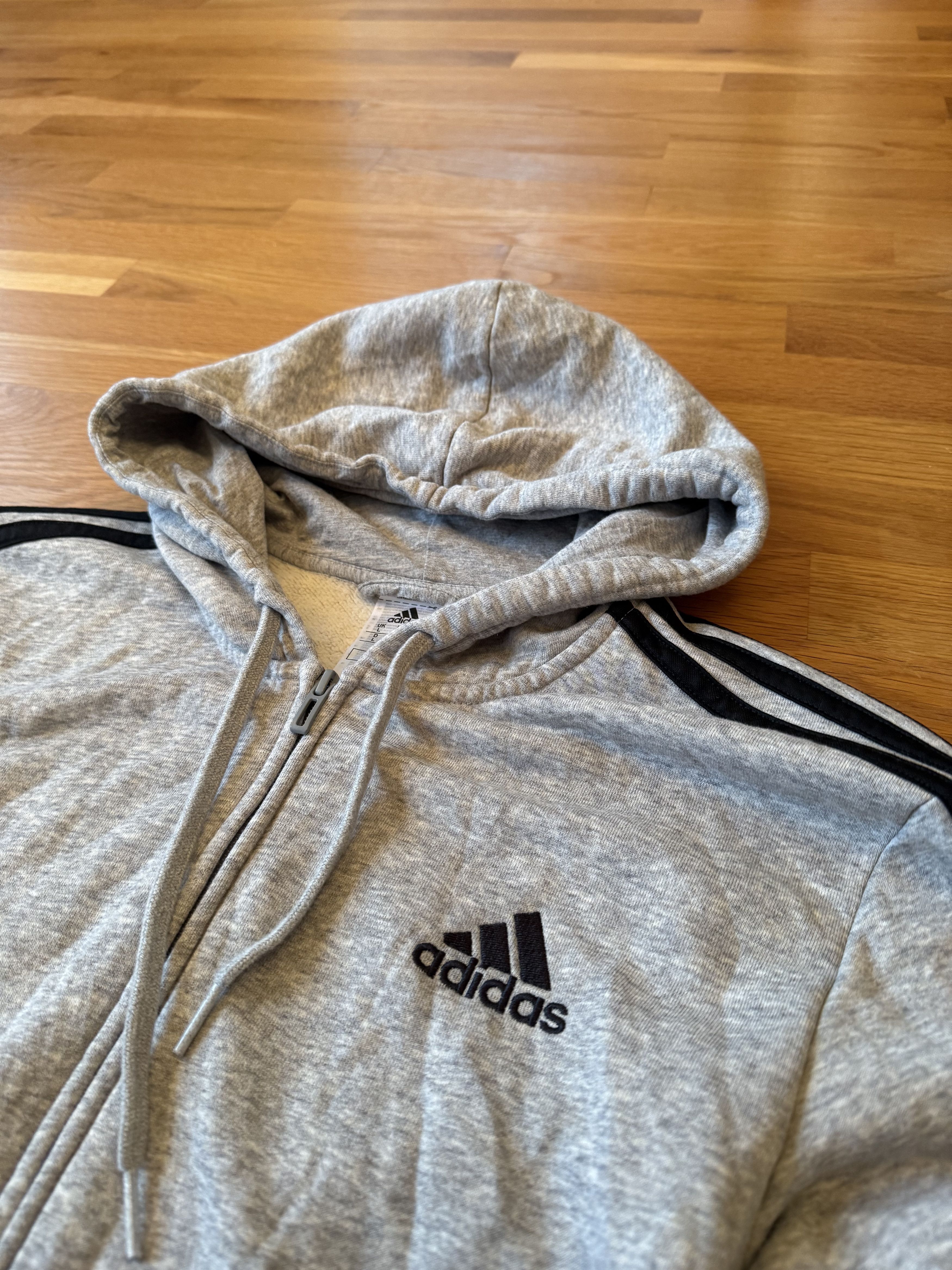 Adidas Adidas 3 Stripe Hoodie Size US L / EU 52-54 / 3 - 2 Thumbnail