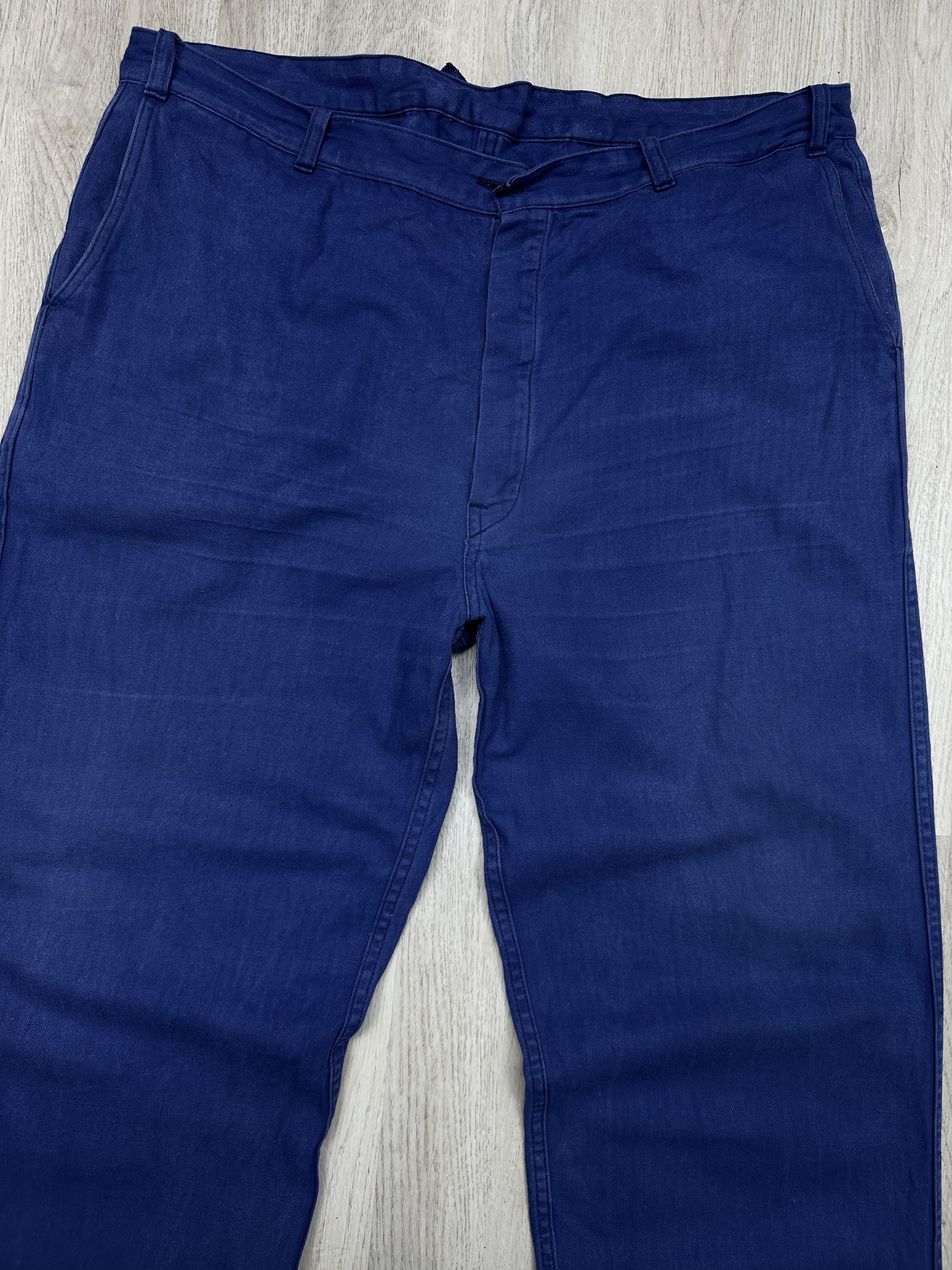 Le Laboureur Vintage Sanfor French Workwear Pants Distressed Size US 40 / EU 56 - 2 Thumbnail