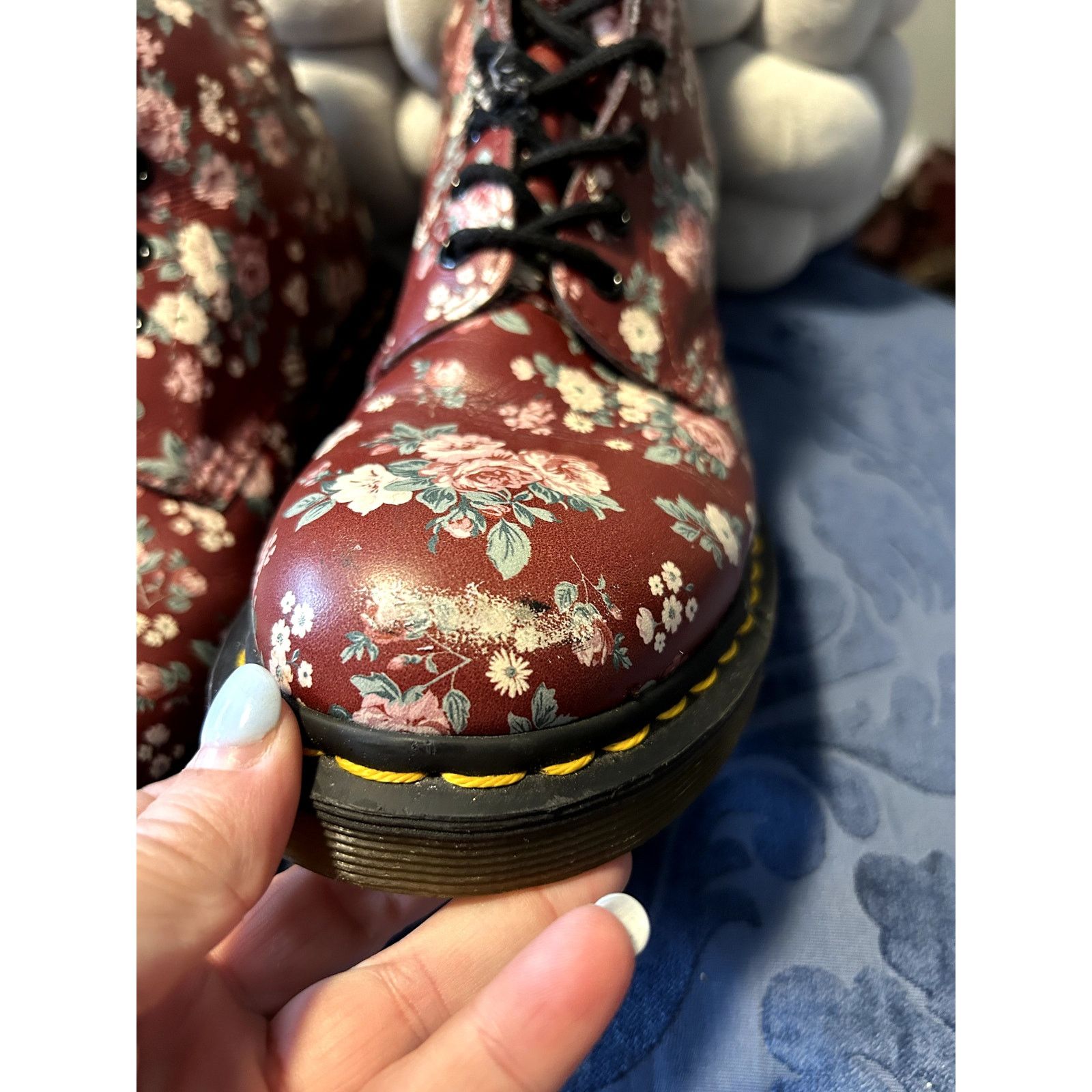 Dr. Martens Dr Martens 1460 Burgundy Floral size 8/EU 39 Size US 8 / IT 38 - 10 Thumbnail