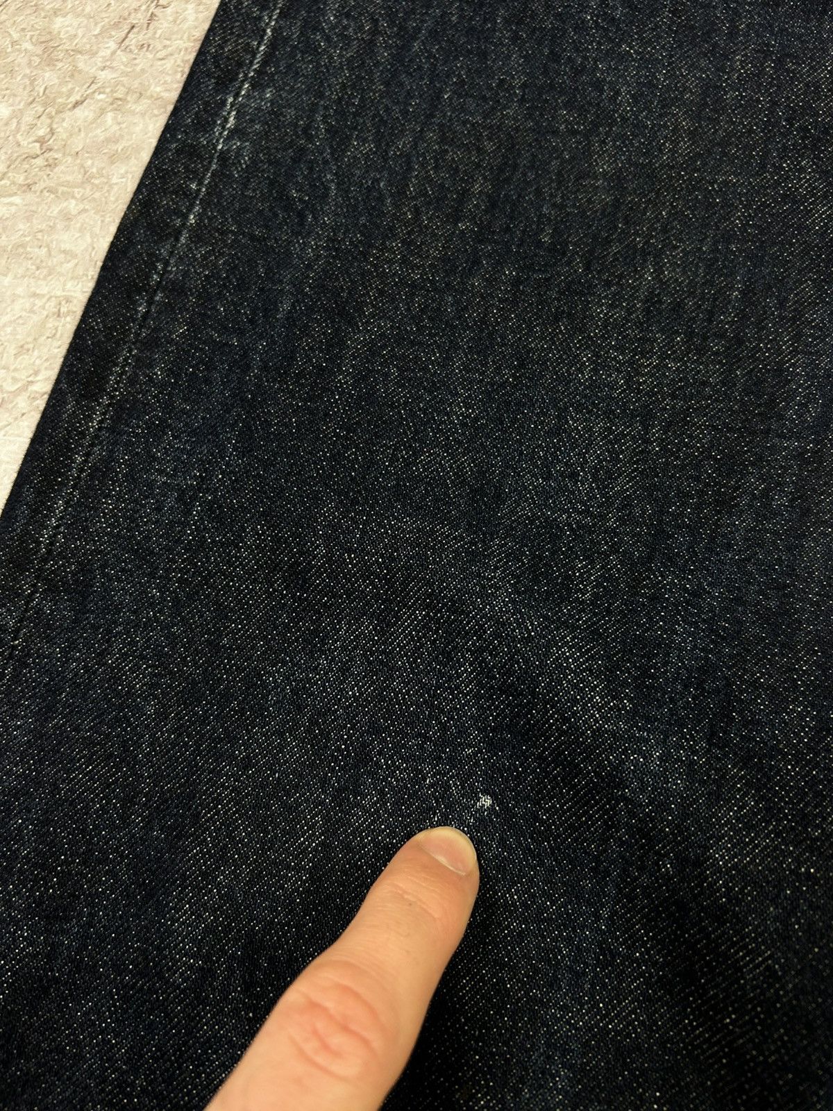Blue Blue Japan × Japanese Brand × Uniqlo Uniqlo All Made in Japan Selvedge Navy Denim Pants Size US 32 / EU 48 - 7 Thumbnail