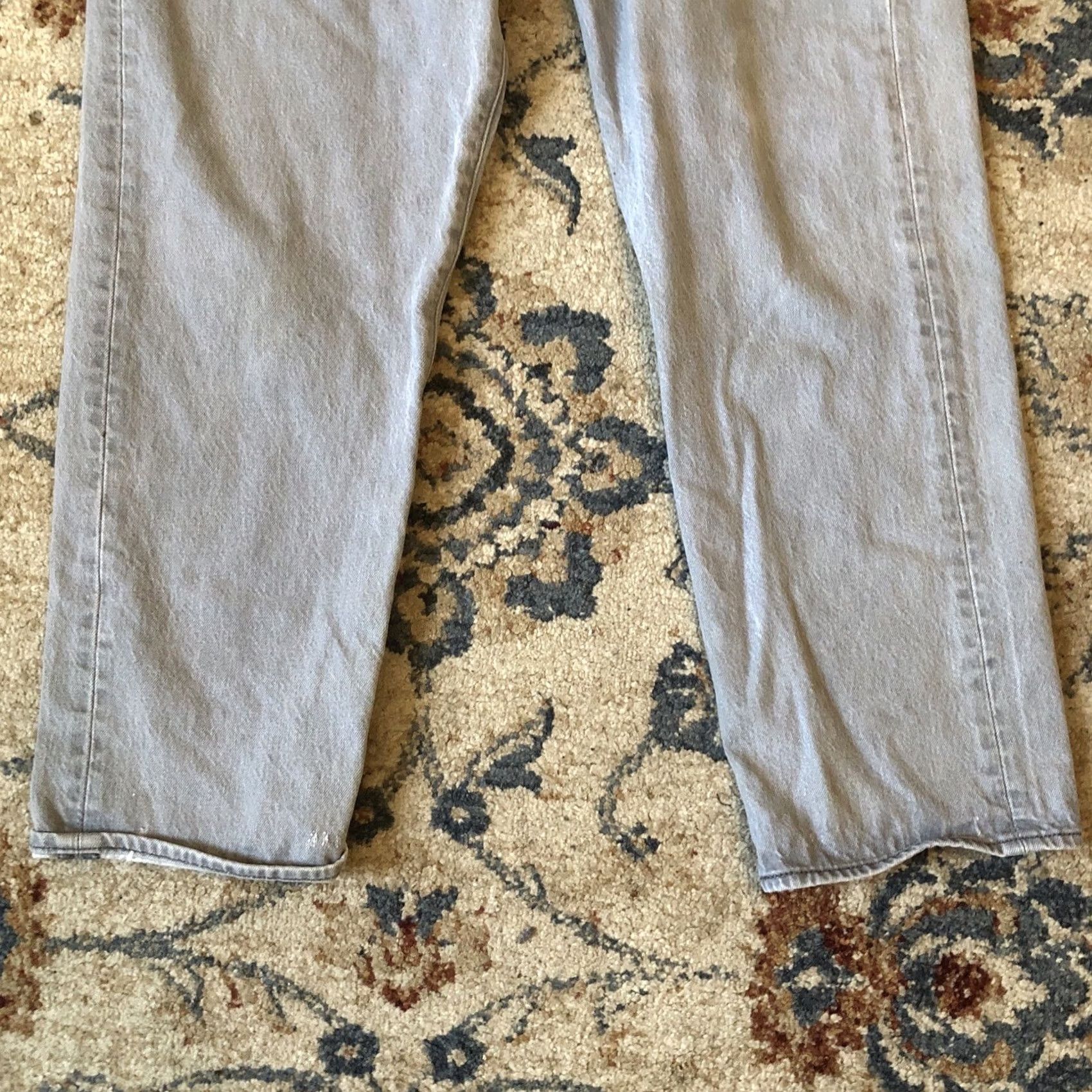 Levi's Levi's Men's 501 XX Gray Straight Button Fly 5 Pocket Jeans Size 40x30 Size US 40 / EU 56 - 4 Thumbnail