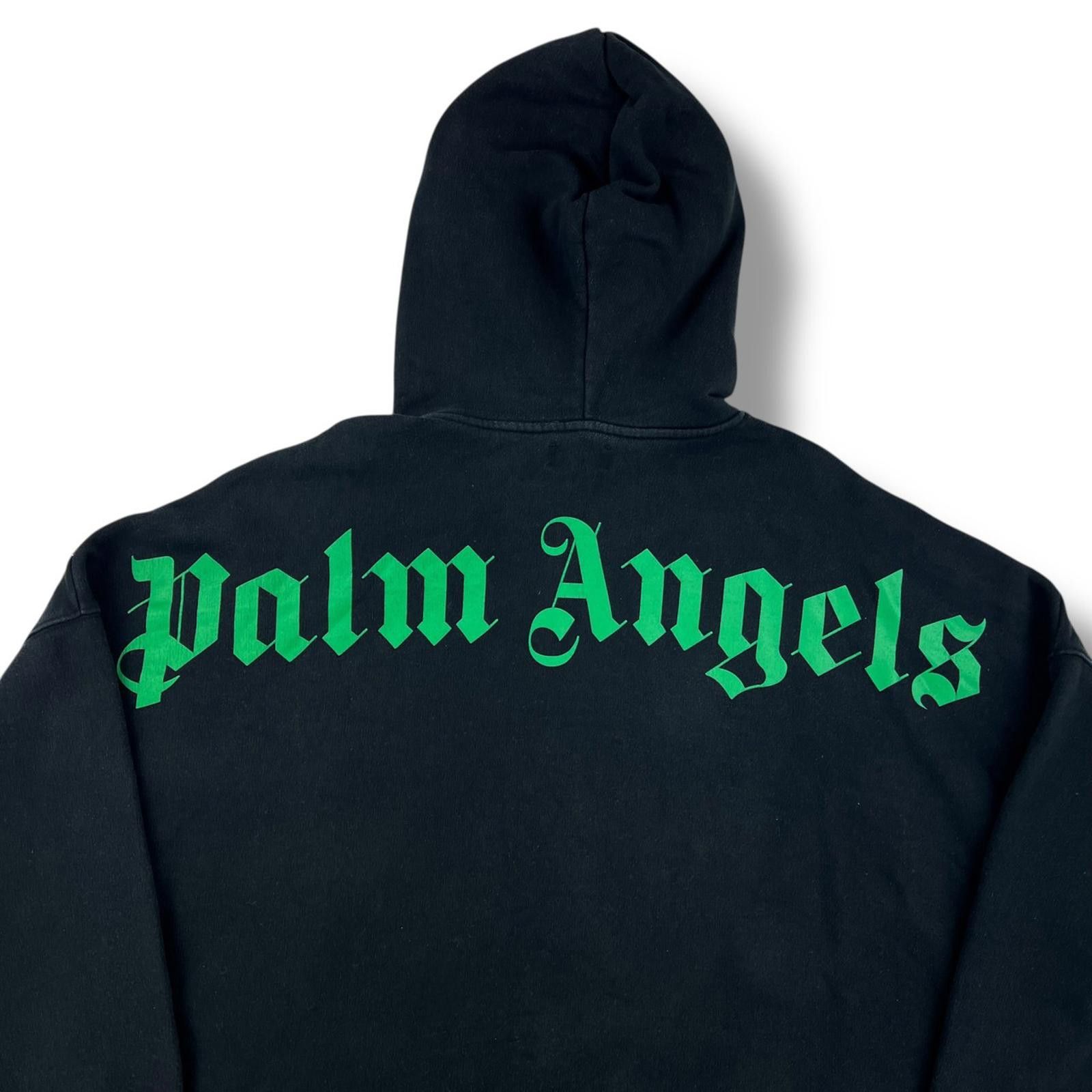 Palm Angels Palm Angels Green Spellout Hoodie Size US L / EU 52-54 / 3 - 1 Thumbnail