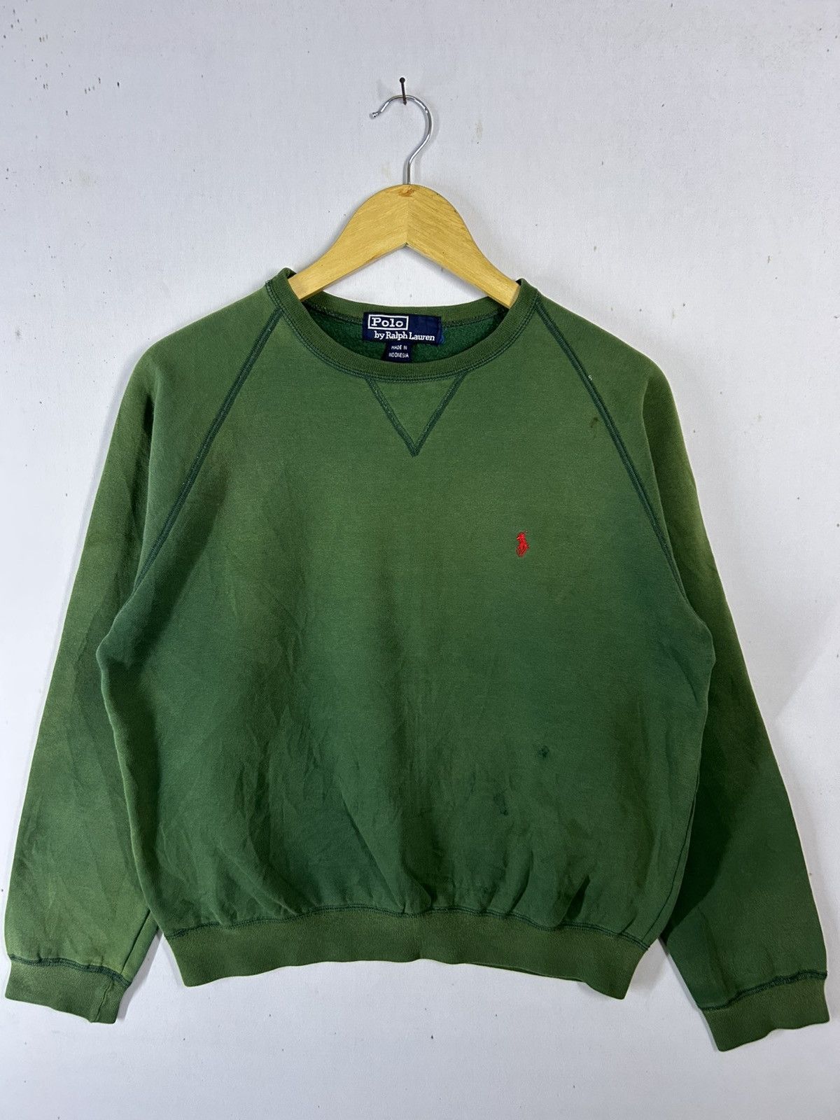 Polo Ralph Lauren × Ralph Lauren × Vintage Vintage Thrashed Sunfaded Polo Ralph Lauren Size US M / EU 48-50 / 2 - 1 Thumbnail