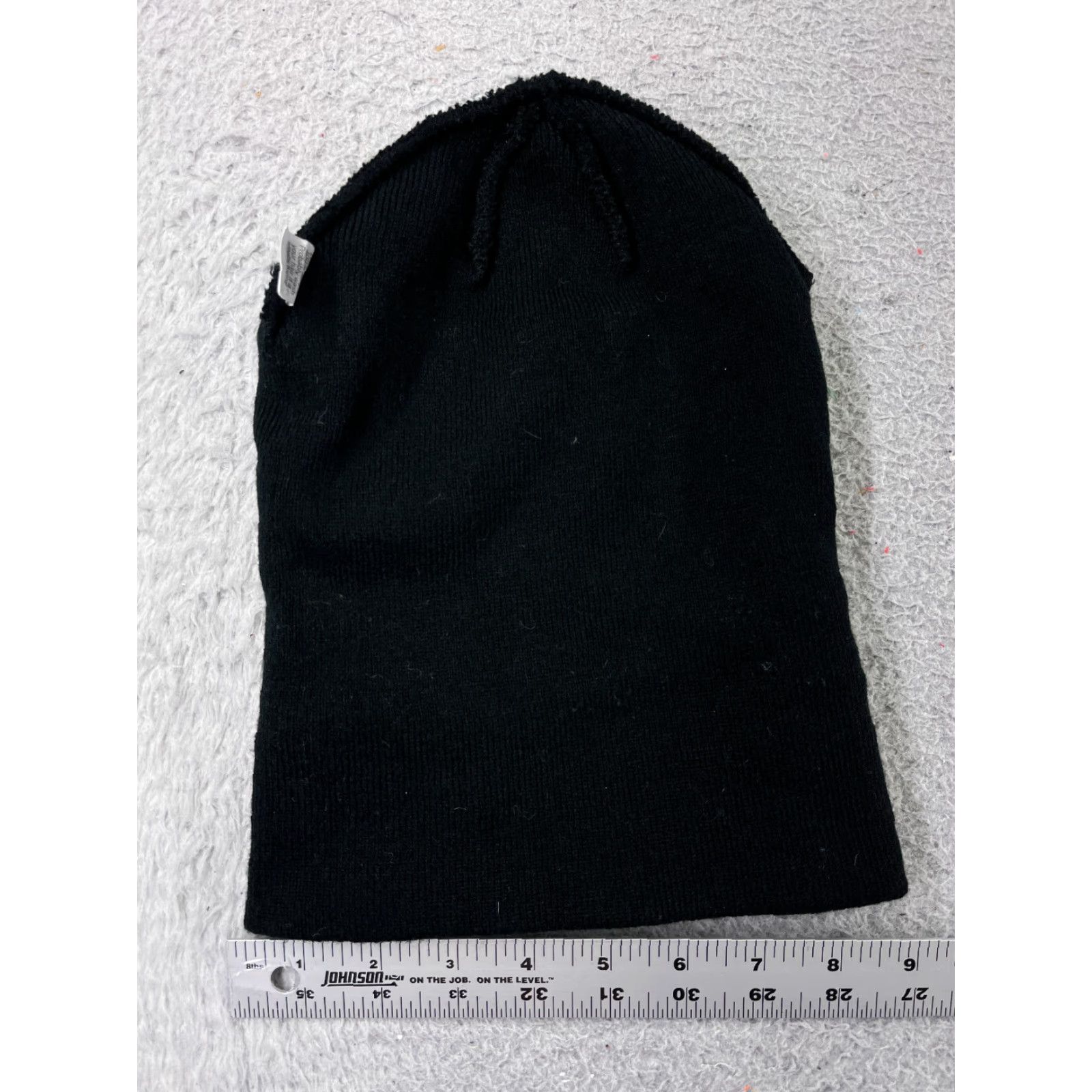 Vintage Level 1 Productions Beanie Hats Adult One Size Black Acrylic Knit Beanie Style Embroidered Ski Film Production Filmmaker Cinema Mens Size ONE SIZE - 5 Thumbnail