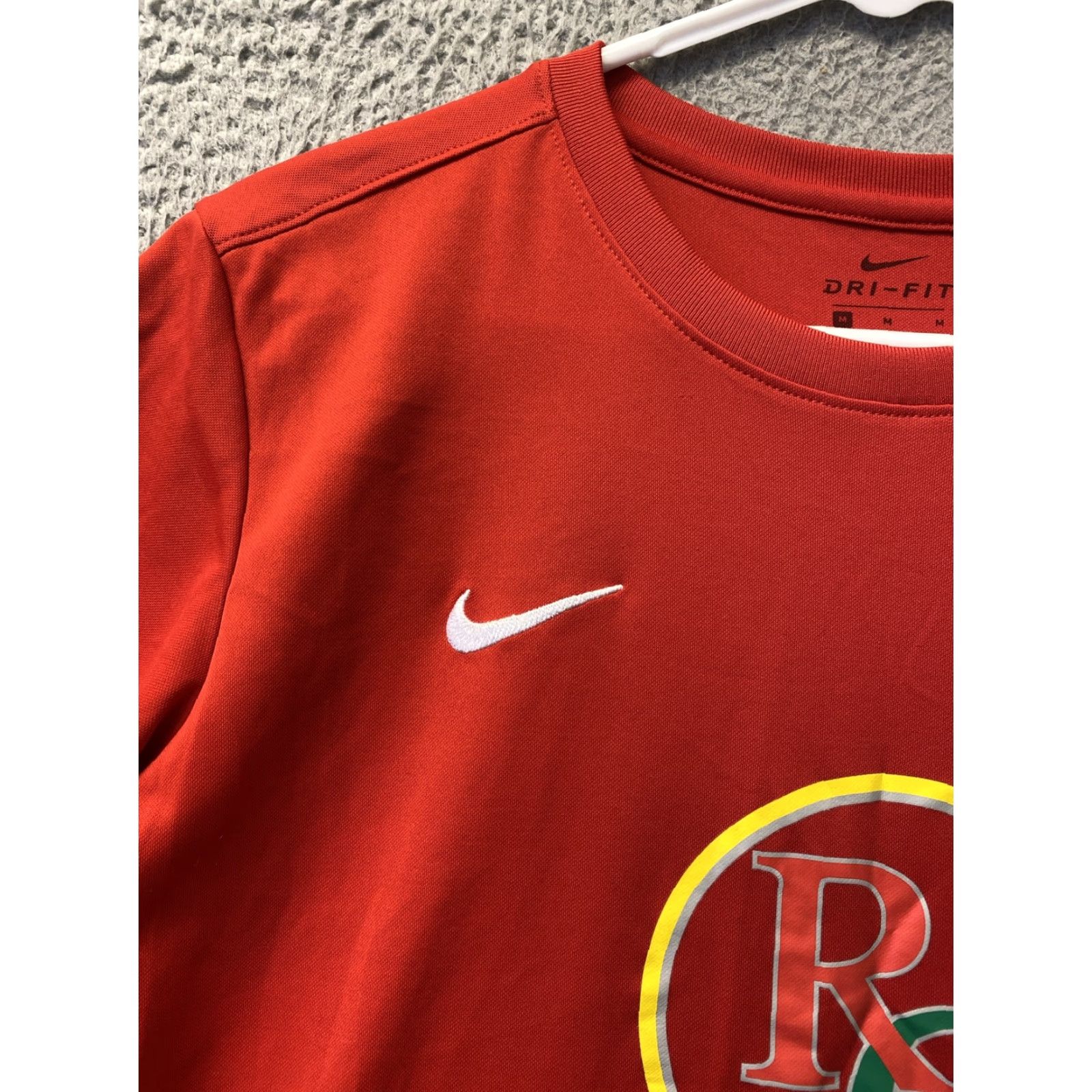 Nike Nike Women's T-Shirt Crew Neck Short Sleeve Red Cotton Blend Graphic Tee Soccer M Size M / US 6-8 / IT 42-44 - 3 Thumbnail