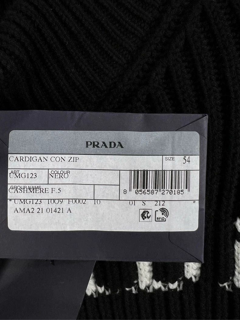 Prada Prada Cashmere zipper sweater jacket 2503-Nextarrow Size US L / EU 52-54 / 3 - 5 Thumbnail