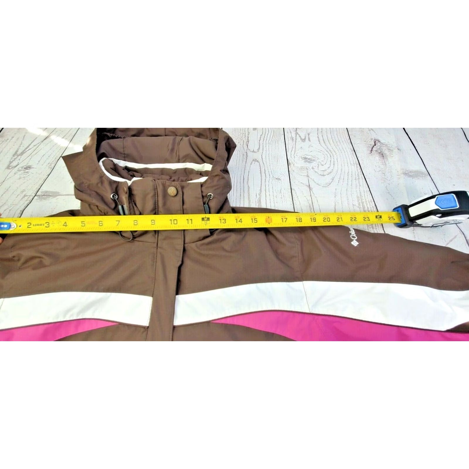 Pinko Columbia Interchange Jacket 3-in-1 Brown Pink Women M Parka Coat 3-in-1 Interchange Weather Resistant Fall Spring Winter Medium Mens Womens Girls Boys Size M / US 6-8 / IT 42-44 - 7 Thumbnail
