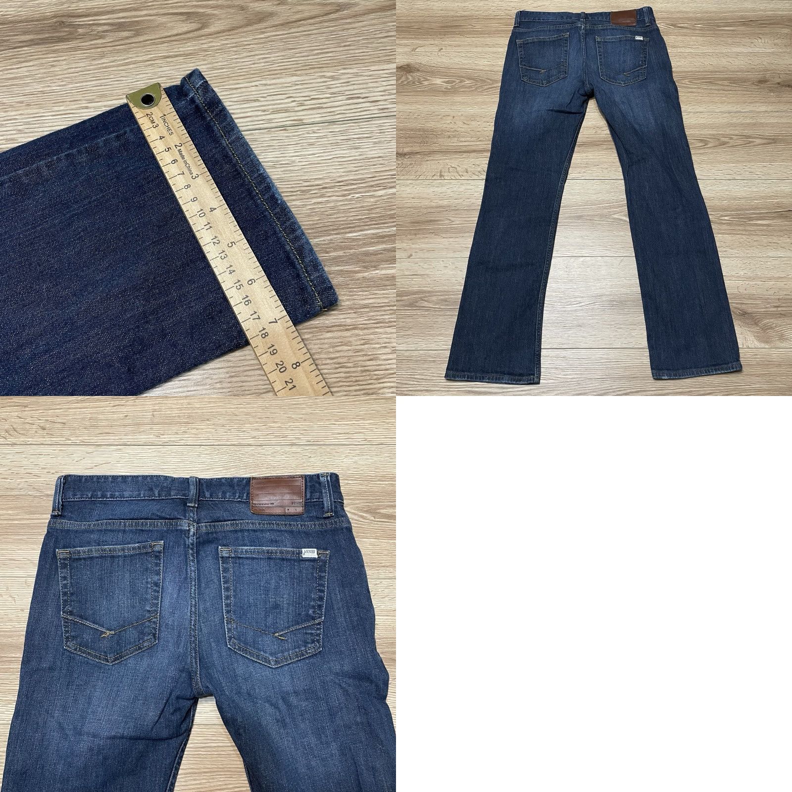 Vans VANS Custom Made Straight Leg Jeans Men's Size 31x30 Blue Size US 31 - 8 Thumbnail