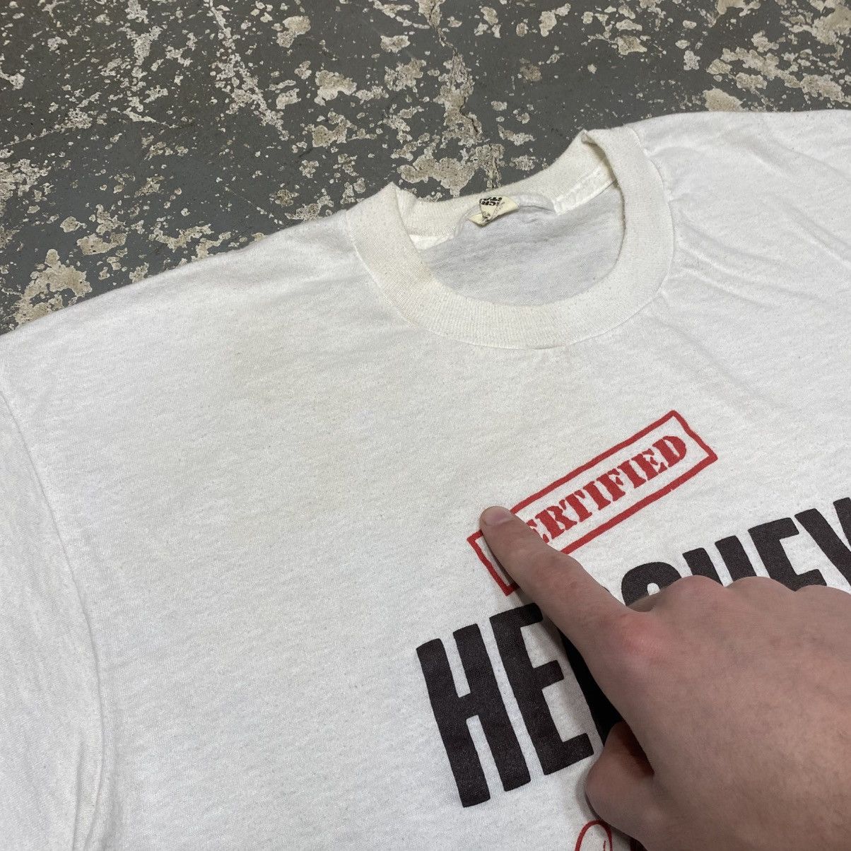 Japanese Brand × Vintage Vintage Certified Hershey’s Chocolate Lover Thin 80s Tshirt Size US XL / EU 56 / 4 - 4 Thumbnail