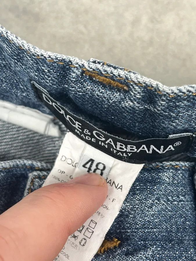 Dolce & Gabbana 2000s Dolce & Gabbana Blue Slim Denim Jeans Size US 30 / EU 46 - 11 Thumbnail