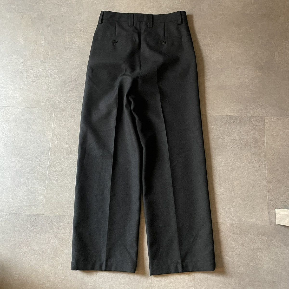 AMI Ami Paris Wide Leg Pleated Trousers Size US 31 - 5 Thumbnail