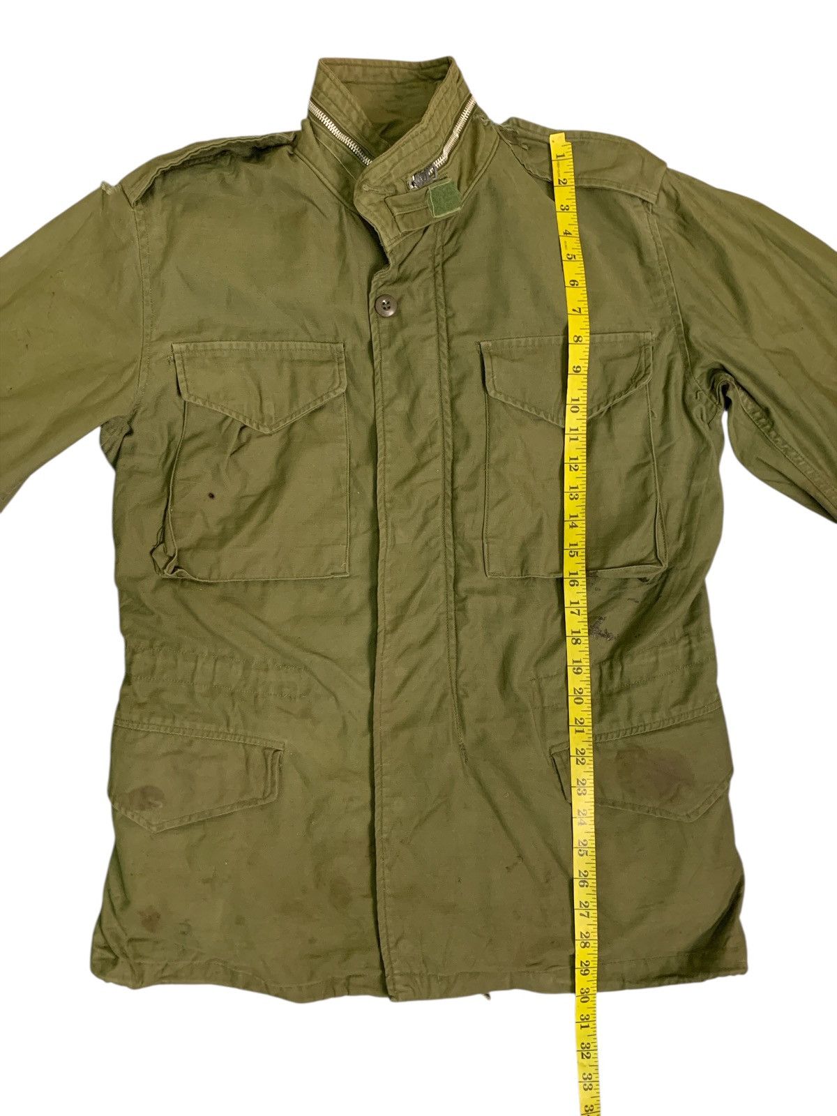 Alpha Industries Rare Design vintage US Army M-65 OG 107 Field Coat Jacket Size US S / EU 44-46 / 1 - 15 Thumbnail