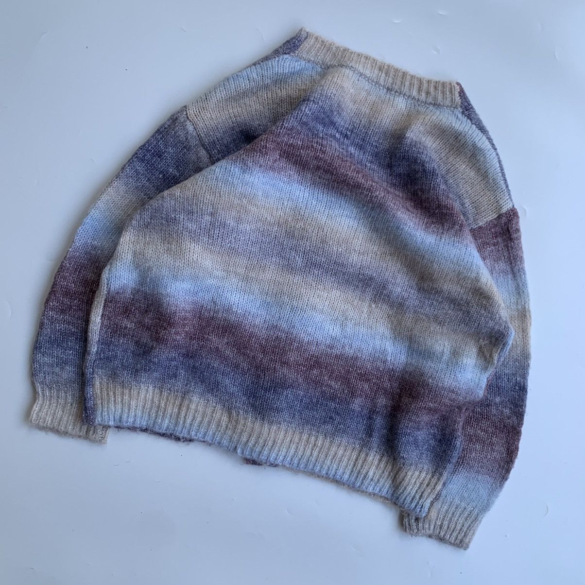 Designer Knitwear cardigan vintage fuzzy mohair wool by Sureve Size US XL / EU 56 / 4 - 5 Thumbnail