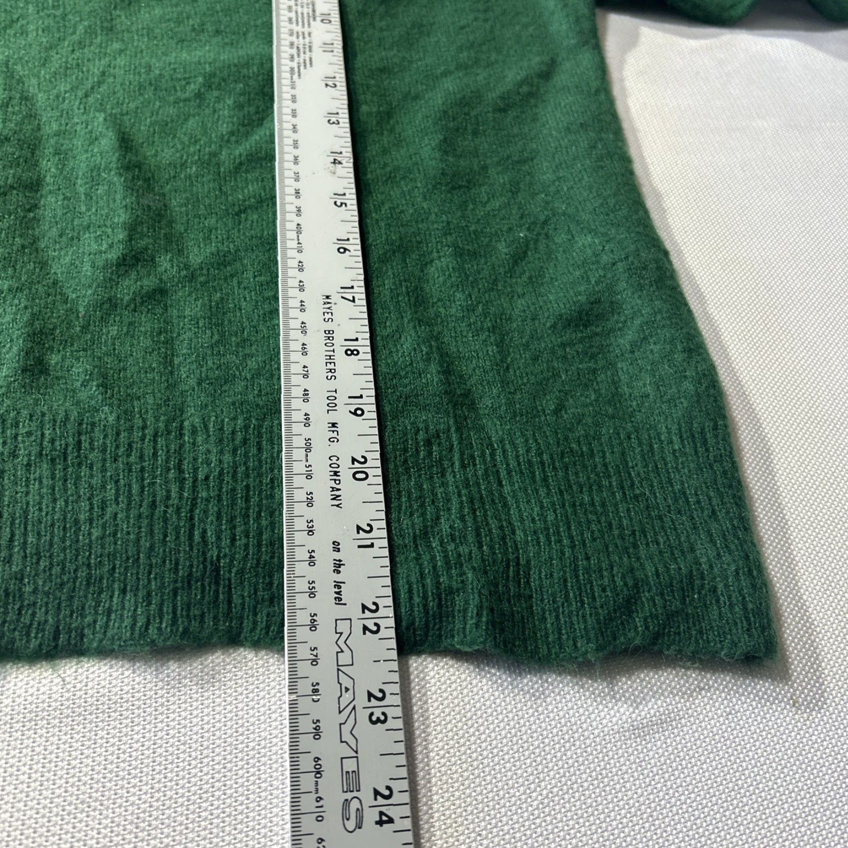 J.Crew J.Crew Wool Alpaca Mock Neck Pullover Sweater Womens Sz S Green, Lightweight, Stretch, Classic Size S / US 4 / IT 40 - 5 Thumbnail