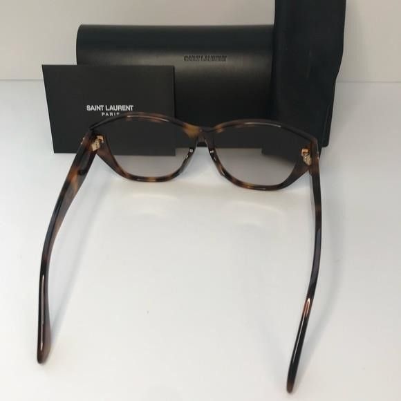 Yves Saint Laurent 💯- New Authentic Saint Laurent SLM8 Cat Eye Havana Brown Fr Size ONE SIZE - 15 Thumbnail