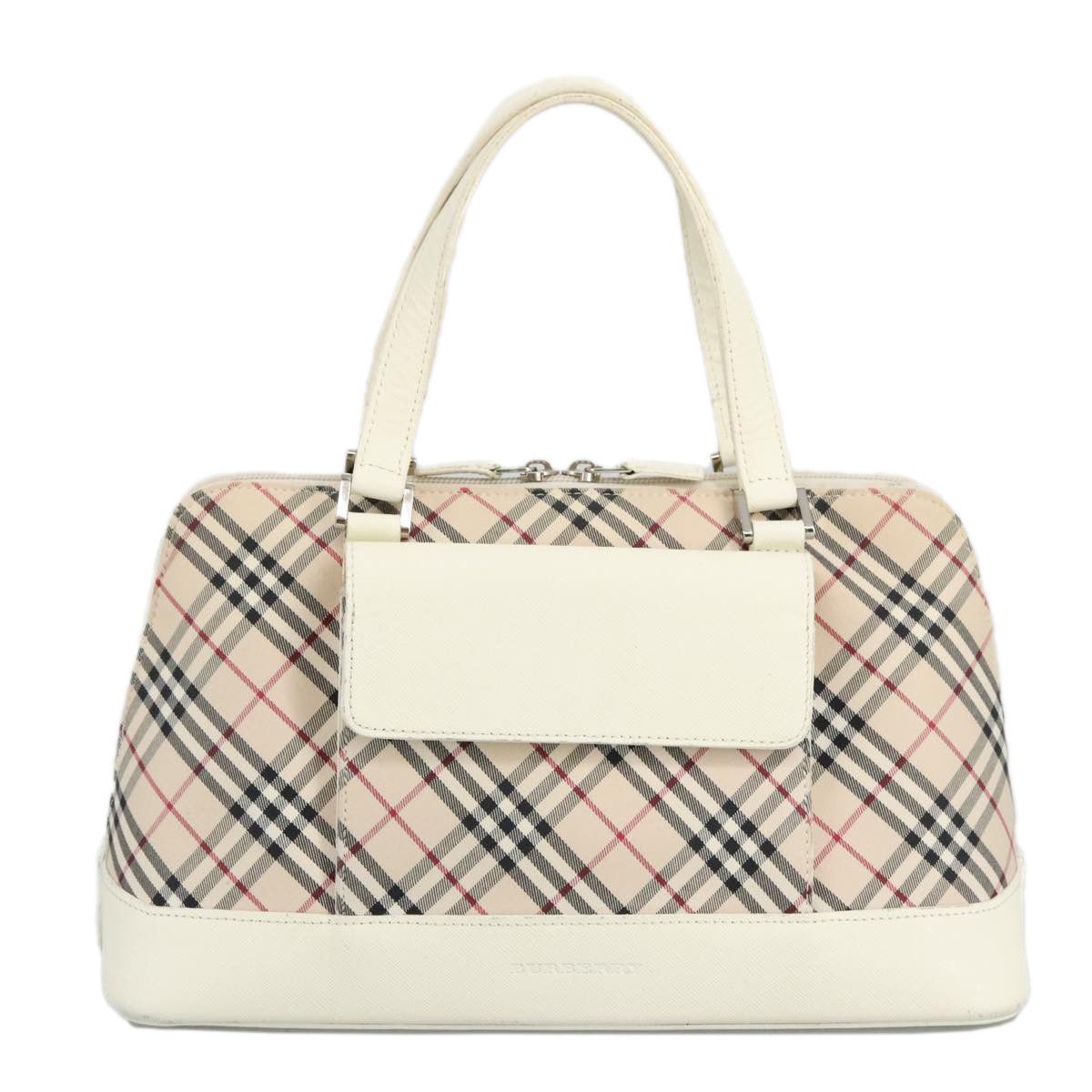Burberry Nova Check Beige Canvas Handbag (Pre-Owned) Size ONE SIZE - 1 Thumbnail