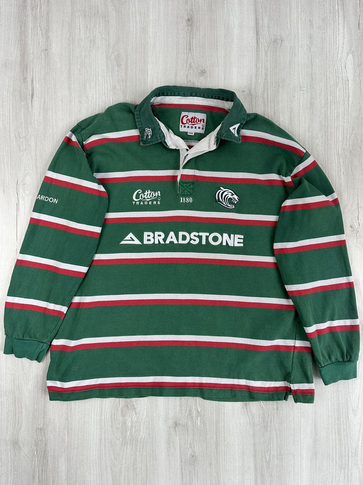 Cotton Traders Vintage Leicester Tigers Shirt Vintage Leicester