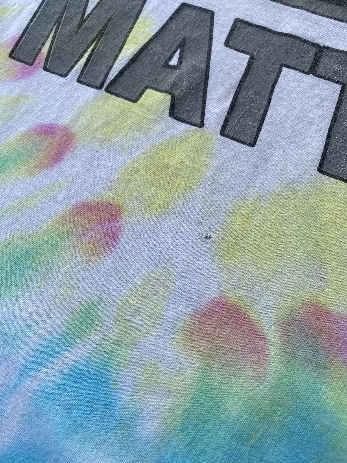 Rap Tees Vintage Thrashed Black Lives Matter Tie Dye Tees Size US XL / EU 56 / 4 - 7 Thumbnail