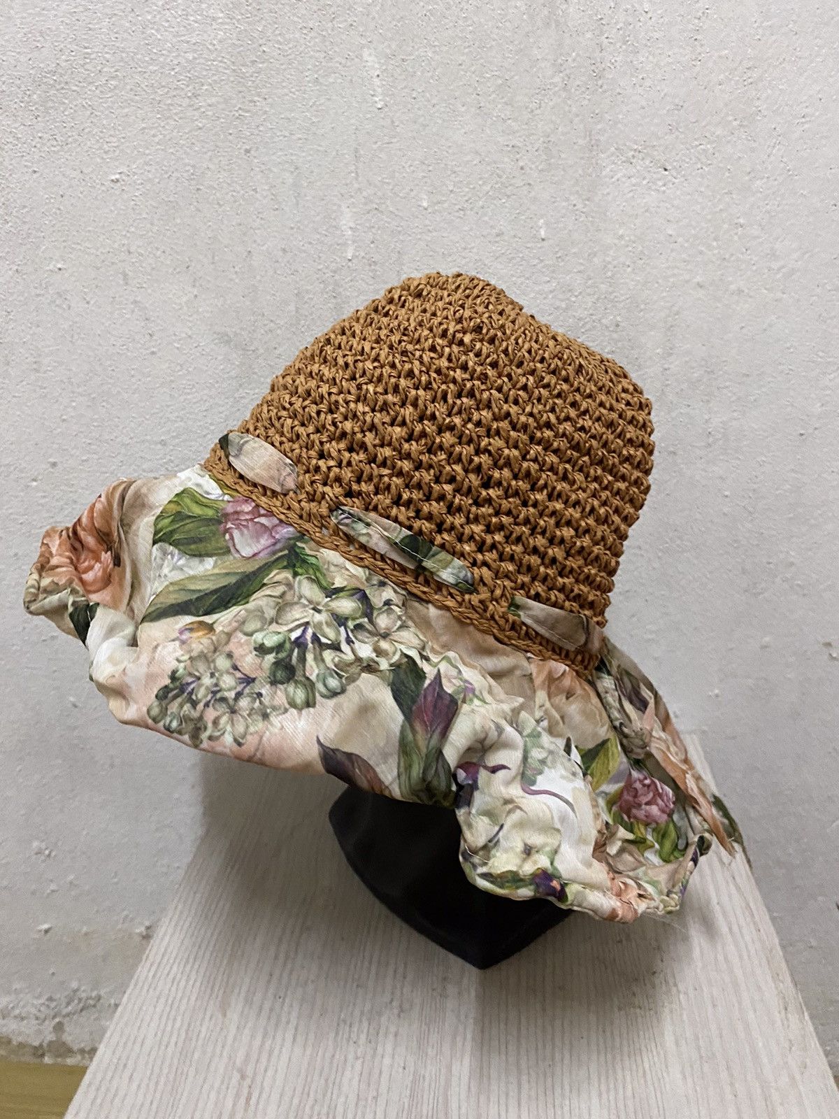 Japanese Brand Japanese Brand Knit Bucket Hat Size ONE SIZE - 3 Thumbnail