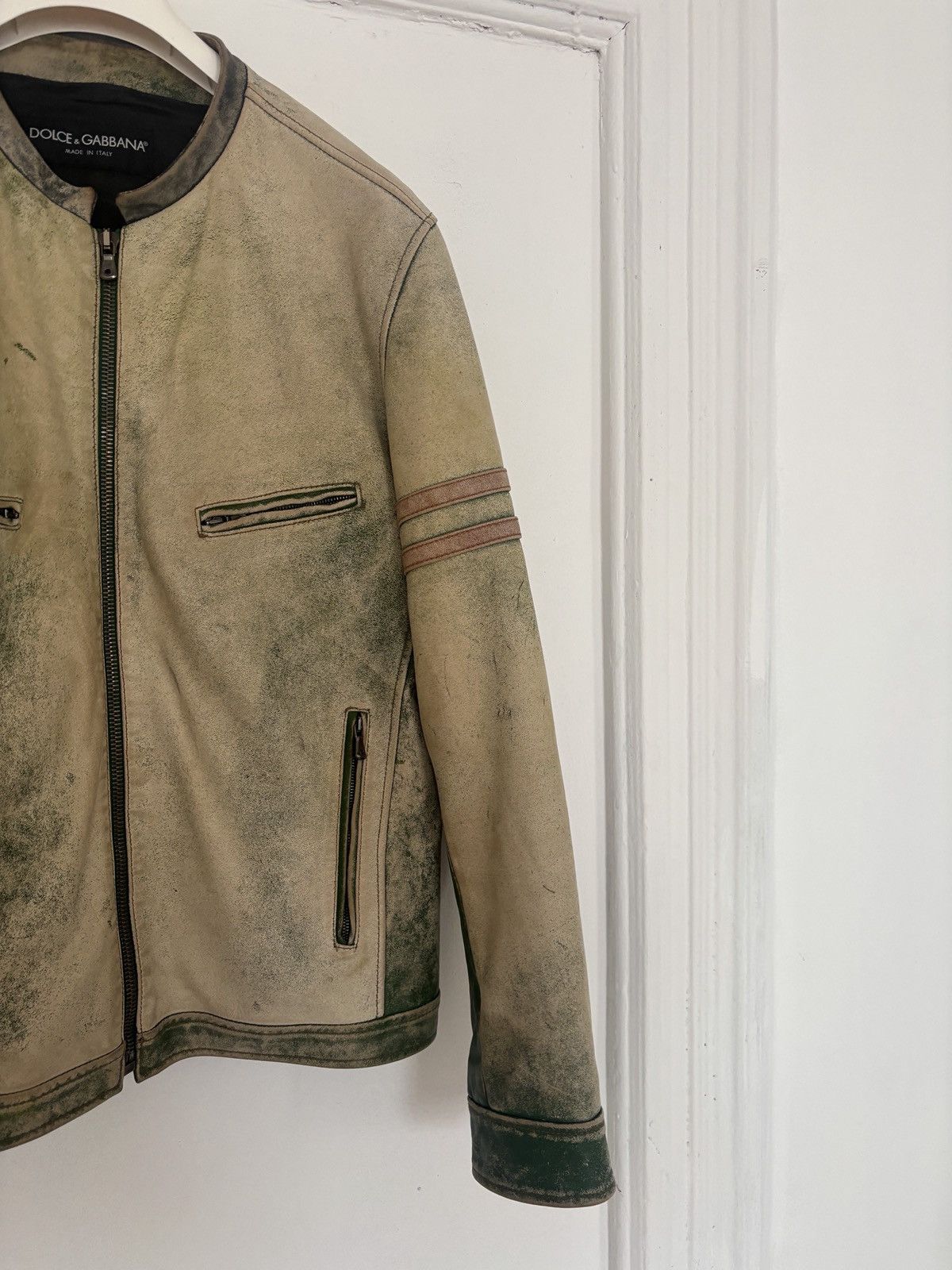 Dolce & Gabbana Dolce & Gabbana Horse Leather Biker Jacket Size US M / EU 48-50 / 2 - 4 Thumbnail