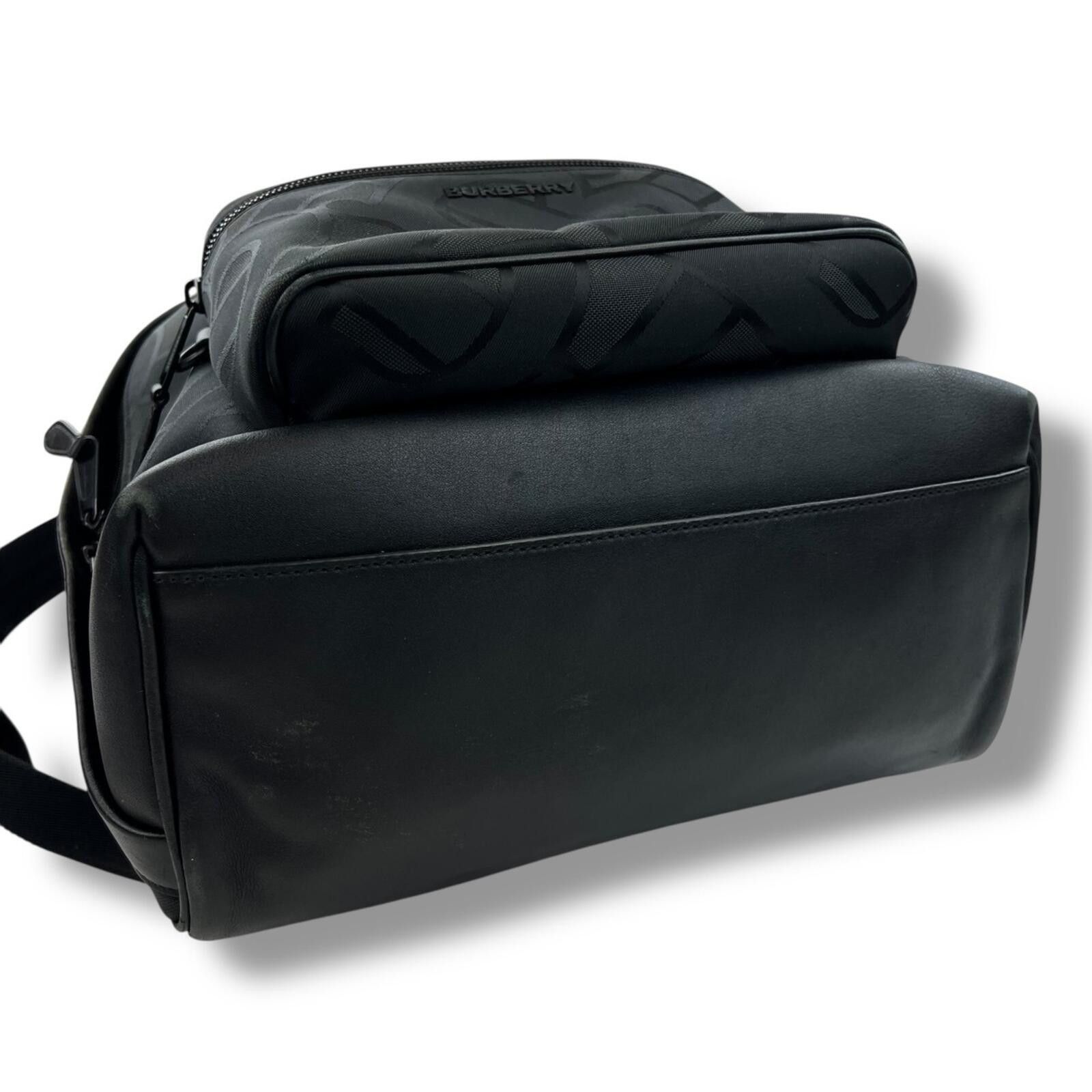 Burberry Burberry TB Monogram Black Backpack Size ONE SIZE - 5 Thumbnail