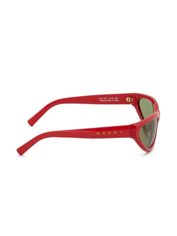 Marni o1w1db11125 Size :OS /Logo-Print Sunglasses in Brown Size ONE SIZE - 3 Thumbnail
