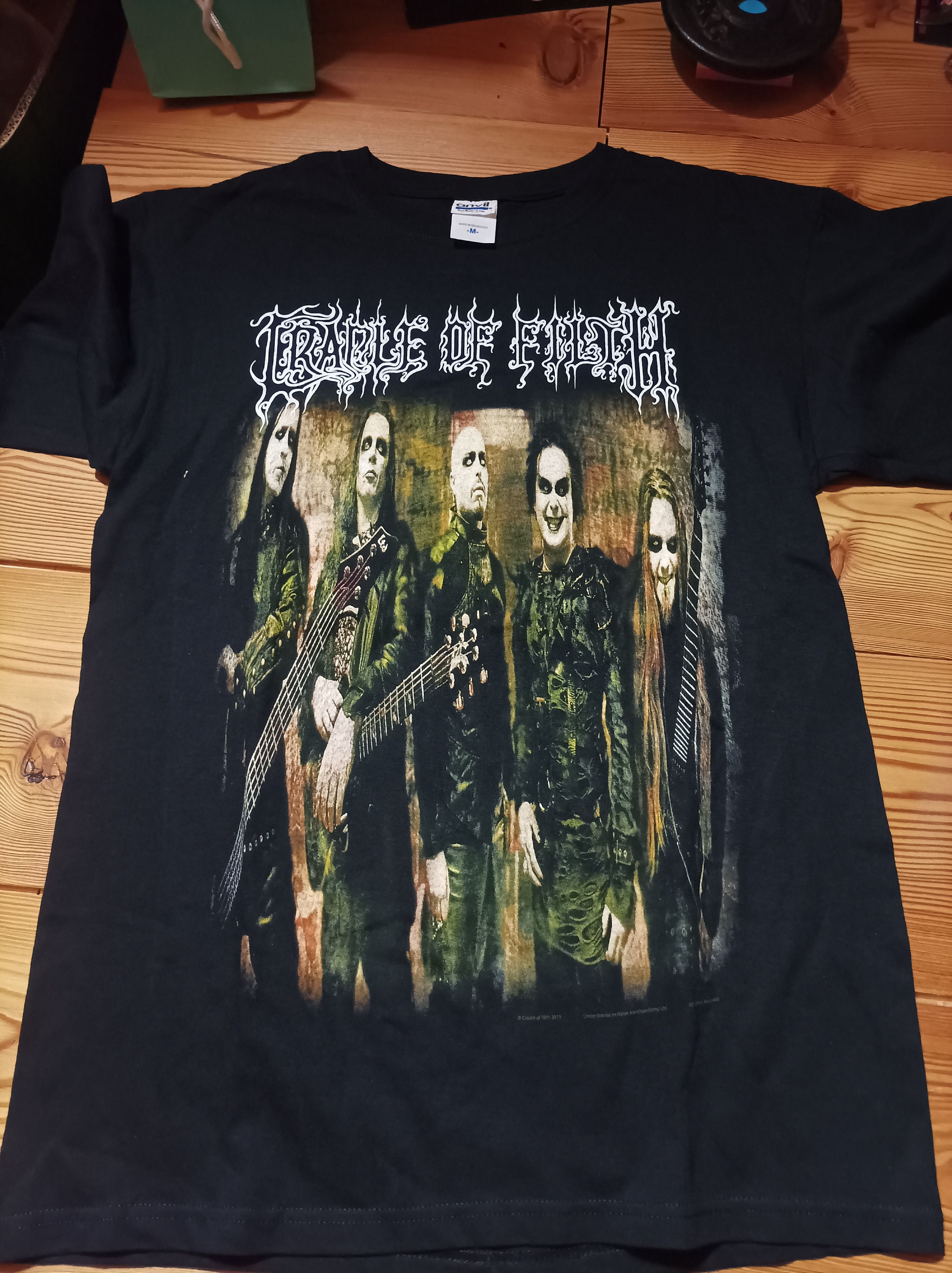 Band Tees Cradle of Filth.Turd Polish 2011.official tee Size US M / EU 48-50 / 2 - 5 Thumbnail