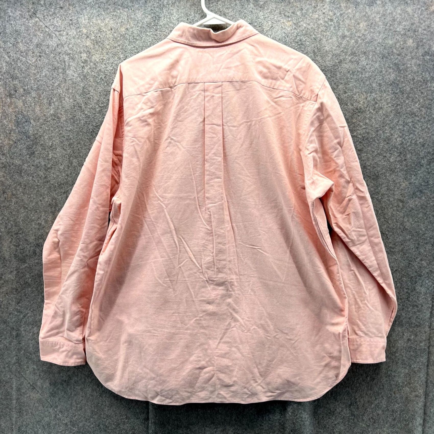 Polo Ralph Lauren VINTAGE Polo Ralph Lauren Shirt Mens XL Pink Button-Down OCBD VTG Classic Preppy Oxford OCBD Button-Up Collared Long Sleeve Fashion" Size US XL / EU 56 / 4 - 2 Thumbnail