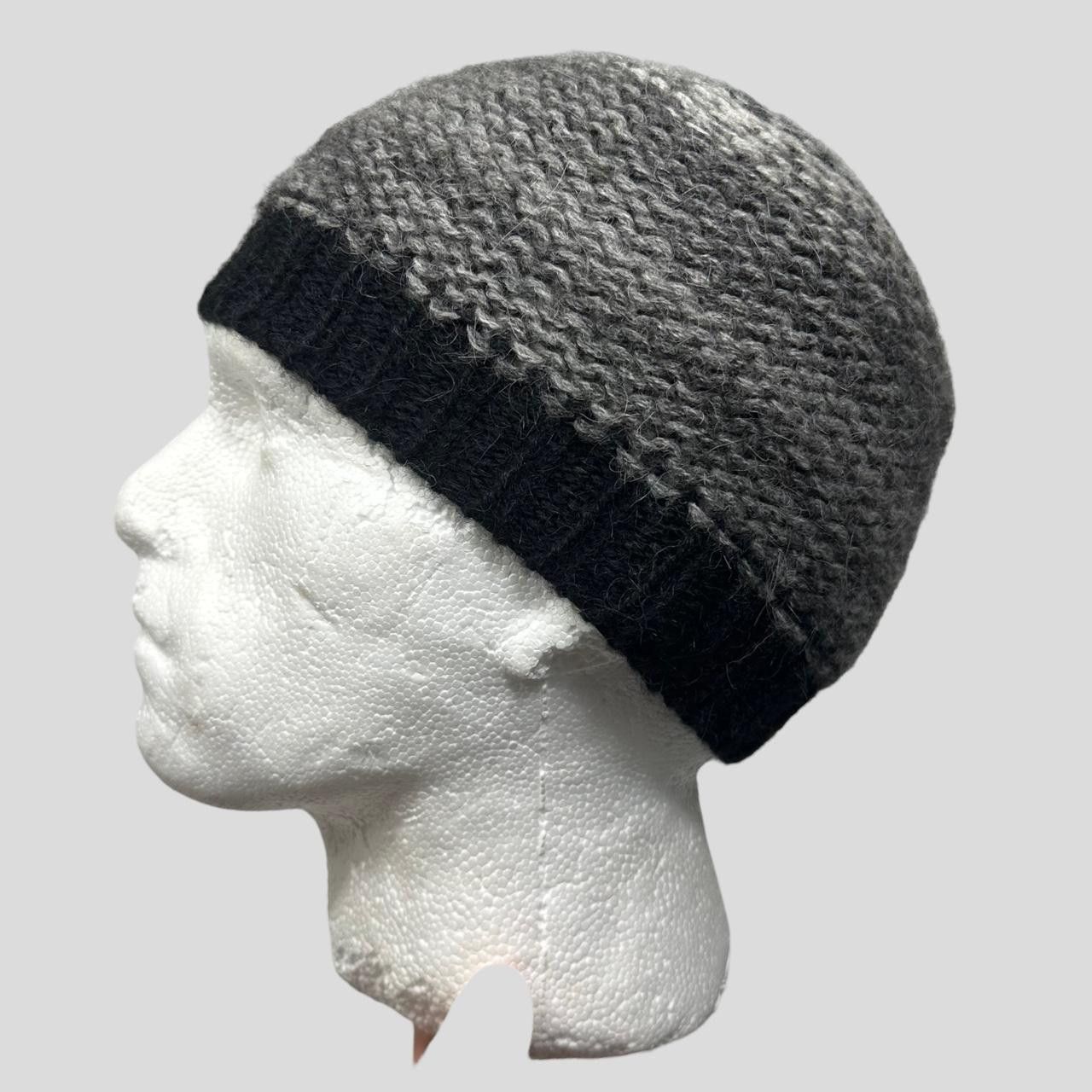 Prada Prada Sport 2007 Alpaca Wool Carbon Logo Beanie - OS Size ONE SIZE - 2 Thumbnail