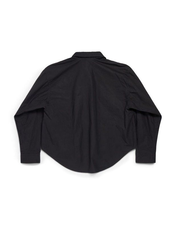 Balenciaga o1mt1gz0226 Vareuse Shirt In Black Size XL / US 12-14 / IT 48-50 - 2 Thumbnail