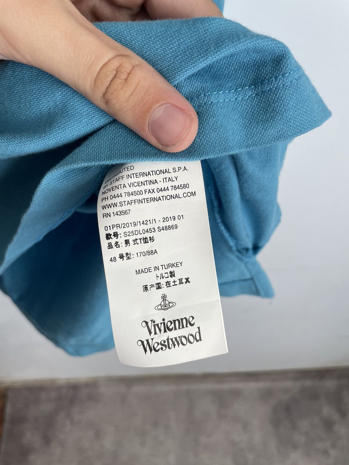 Vivienne Westwood VIVIENNE WESTWOOD POLO T-SHIRT Blue Size US M / EU 48-50 / 2 - 5 Thumbnail