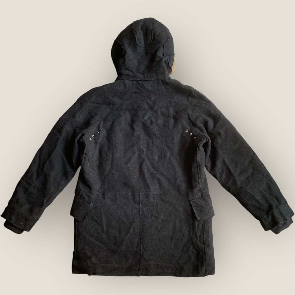 Undercover Fall12 “Psycho Color” Coyote Fur Wool Short Parkas Size US M / EU 48-50 / 2 - 8 Thumbnail