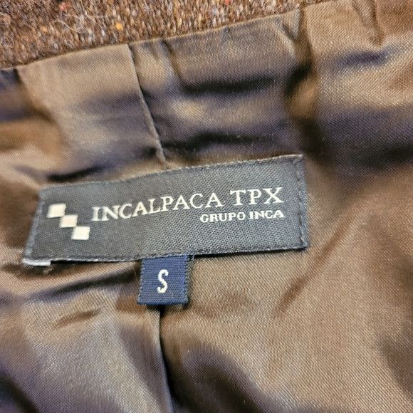 Other Incalpaca Tpx Alpaca Wool Brown Blazer - Size S Size S / US 4 / IT 40 - 10 Thumbnail
