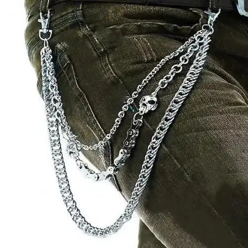 Jewelry Variations Jeans Punk Wallet Chain Size ONE SIZE - 3 Thumbnail