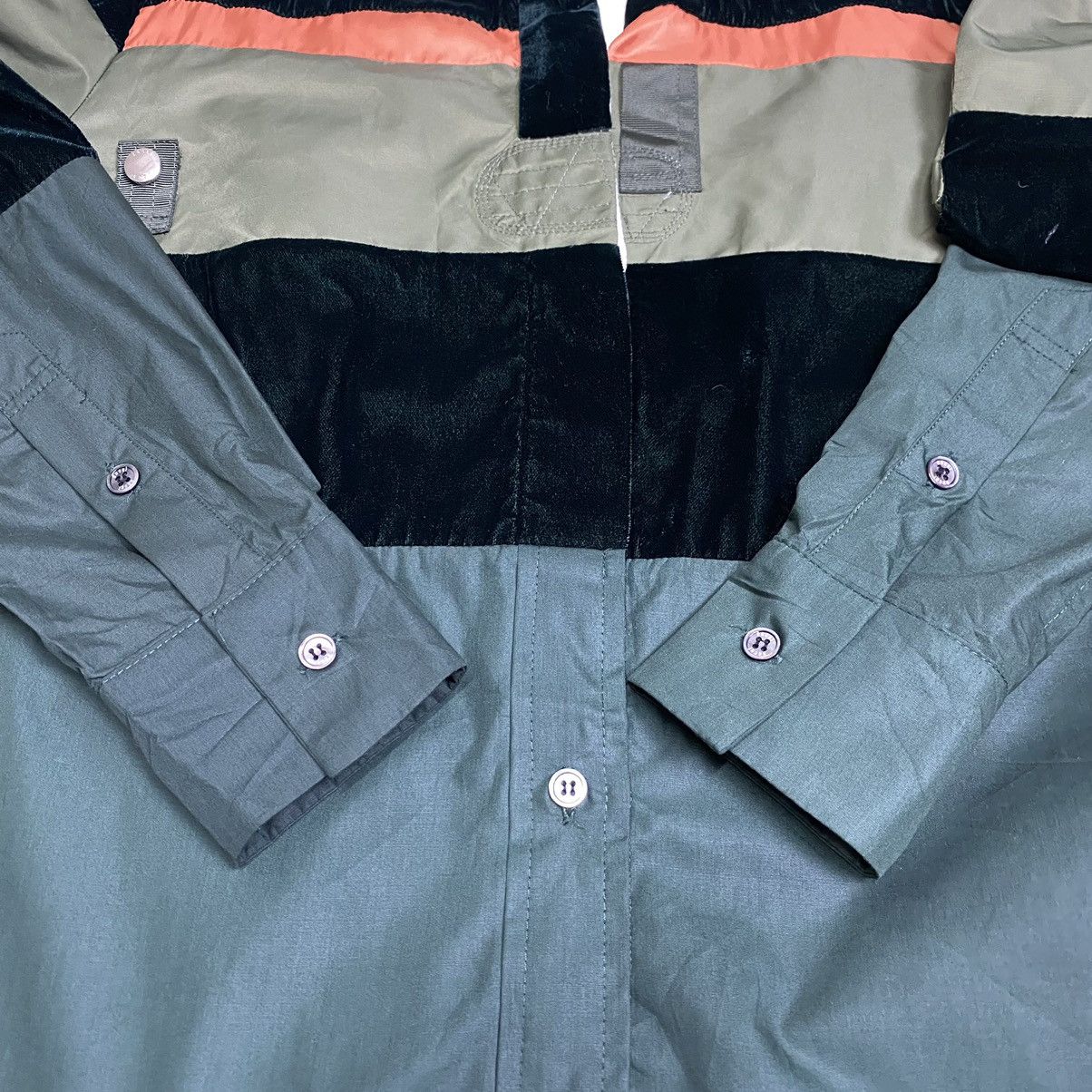 Japanese Brand × Sacai Sacai Polo Blouse mix unique Size M / US 6-8 / IT 42-44 - 8 Thumbnail