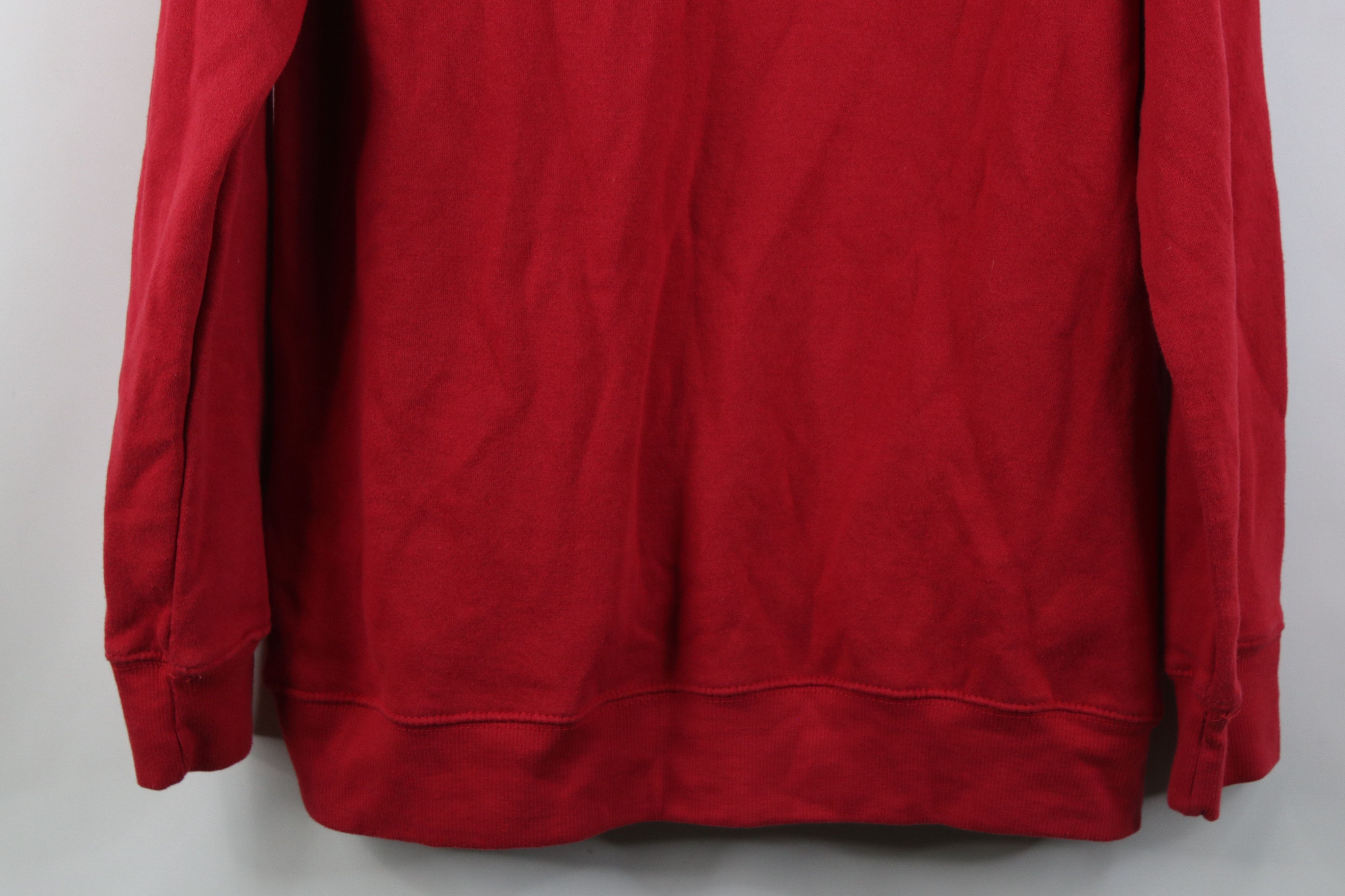 Vintage Vintage Y2K Streetwear Blend Blank Hoodie Sweatshirt Red Size US L / EU 52-54 / 3 - 13 Thumbnail