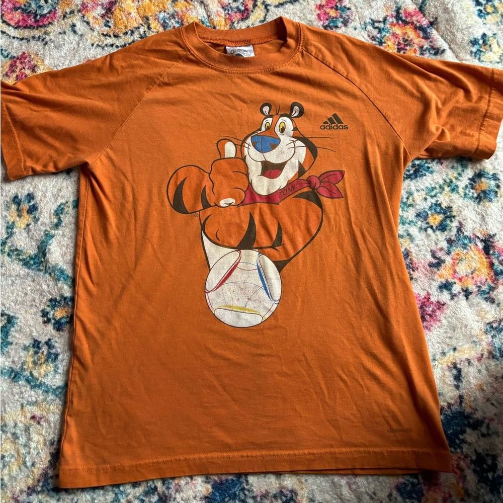 Adidas Vintage tony tiger adidas frosted flakes t-shirt Size US L / EU 52-54 / 3 - 1 Thumbnail