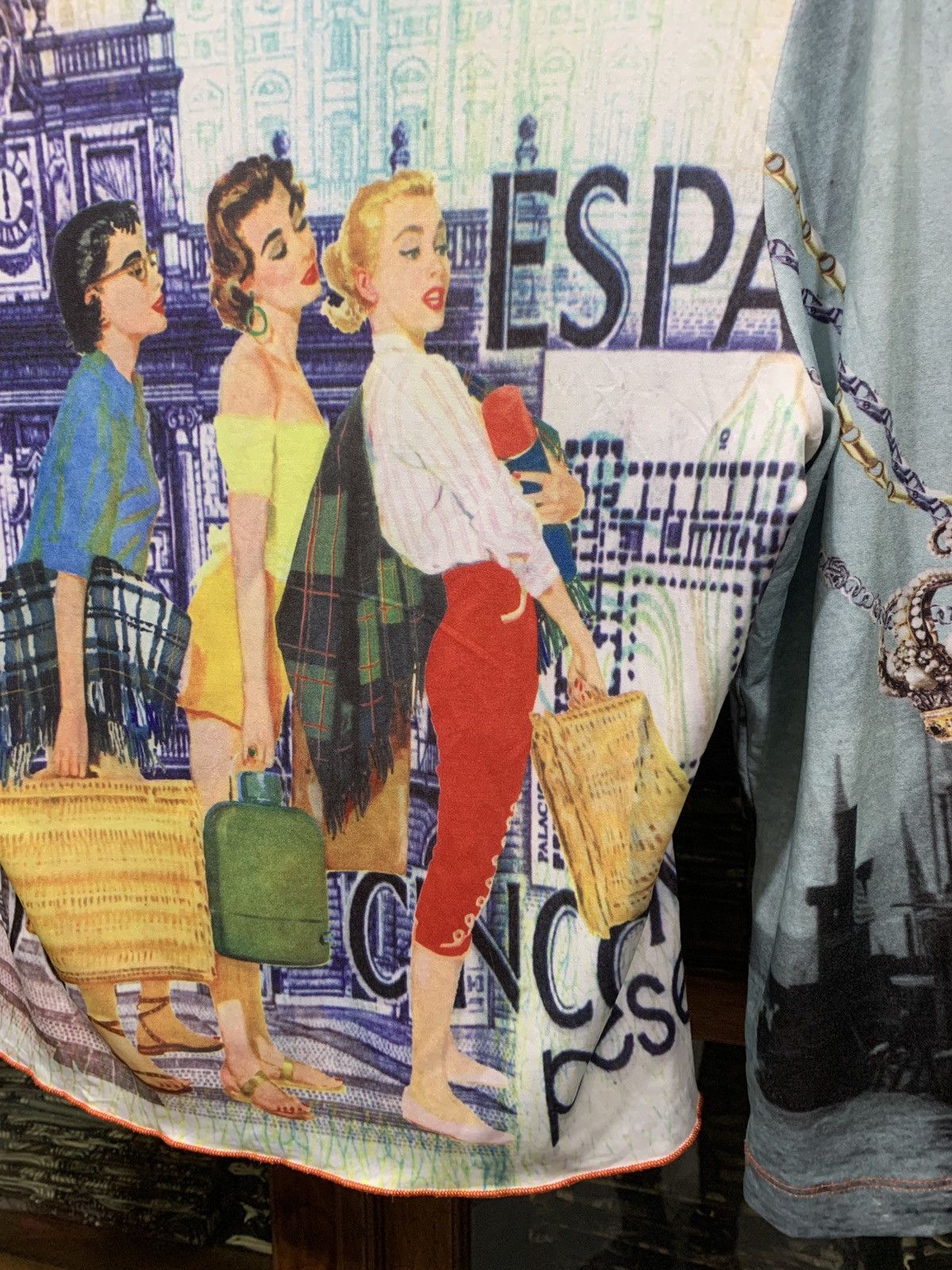 Vintage 🔥SOLD🔥Vintage Graphic Long Sleeve by Love Armour Made in USA Size M / US 6-8 / IT 42-44 - 5 Thumbnail